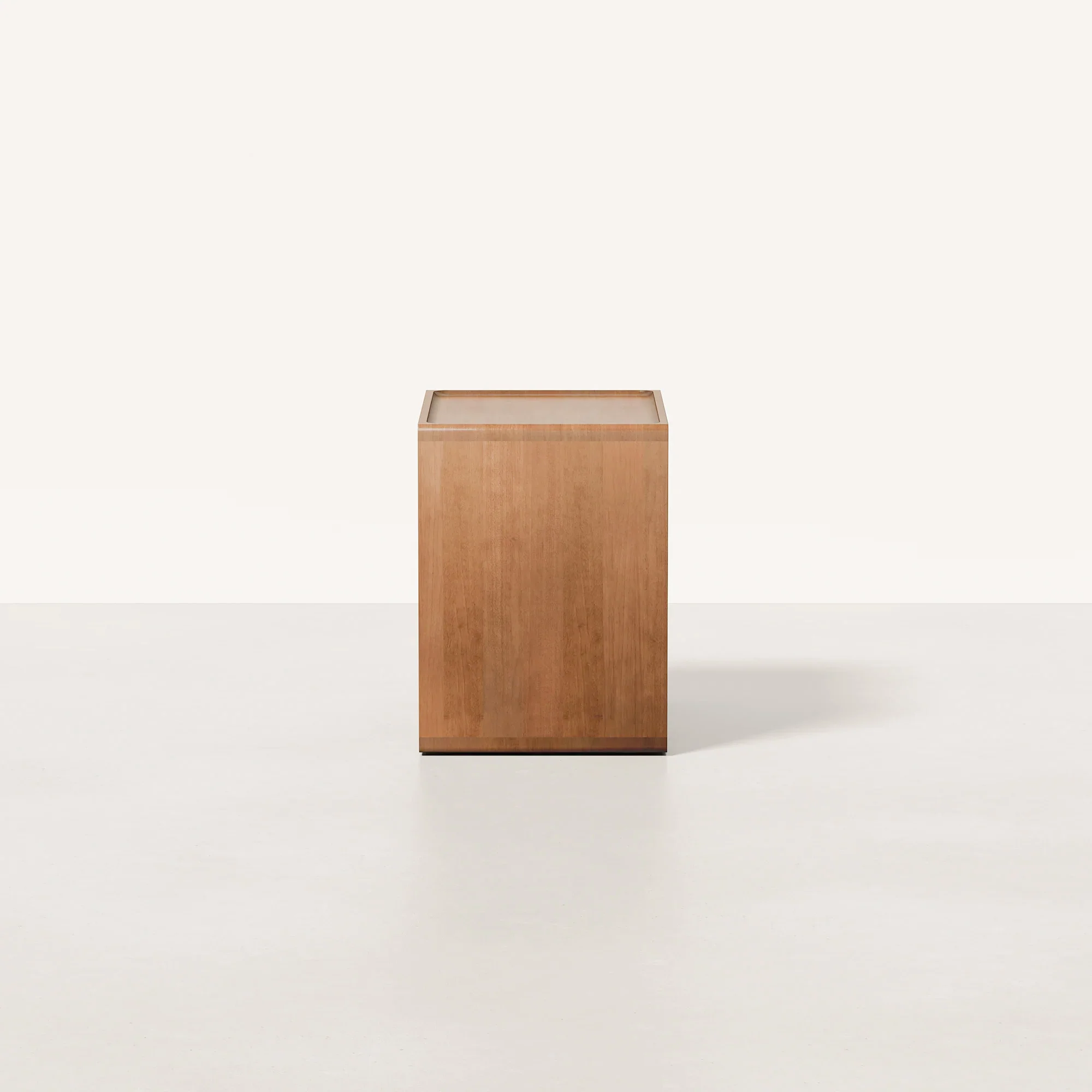 Mowa Bedside Table | Solid Walnut/Teak/Oak Wood | 1.2 Feet Length - Image 4