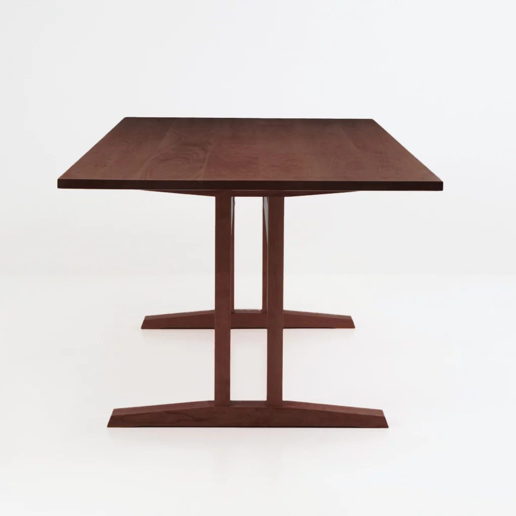 Niva Dining Table (6.5 feet) - Solid Teak/Walnut/Oak Wood - Image 9