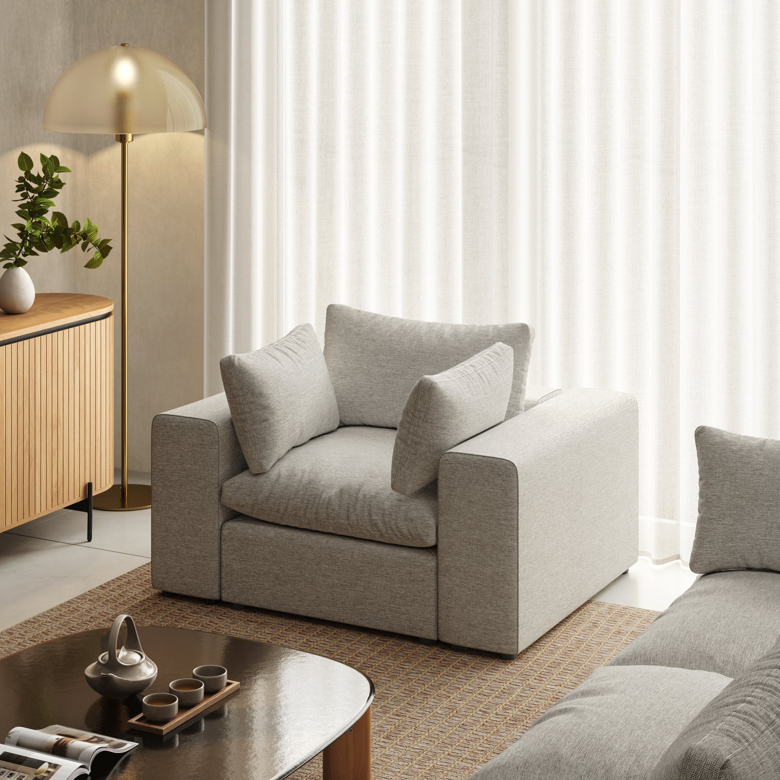 Node 2.0 Sofa | 1 Seater Sofa (4 feet) - Image 6