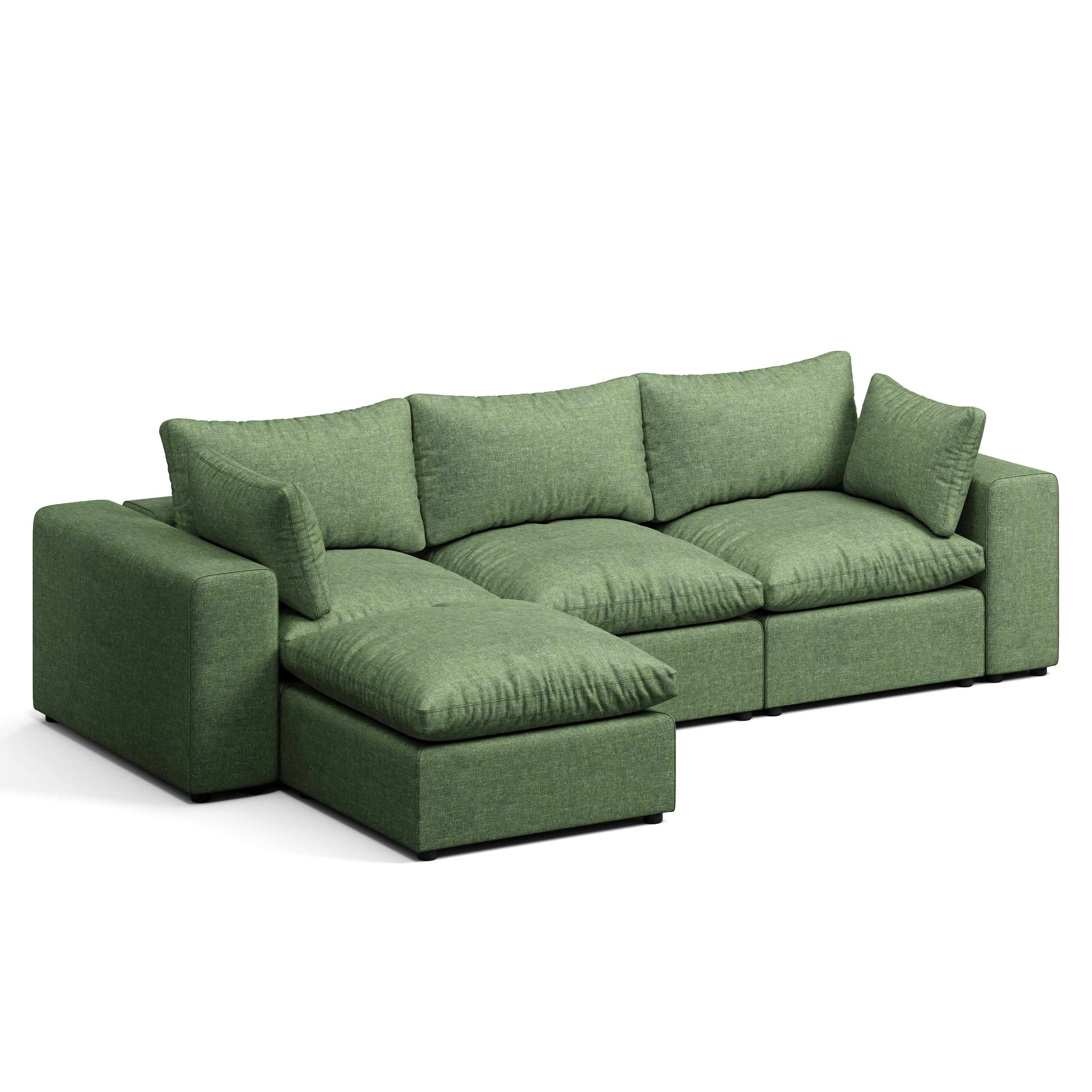 Node 2.0 Sofa | 3 Seater Sofa (9 feet) with Ottoman - Image 10