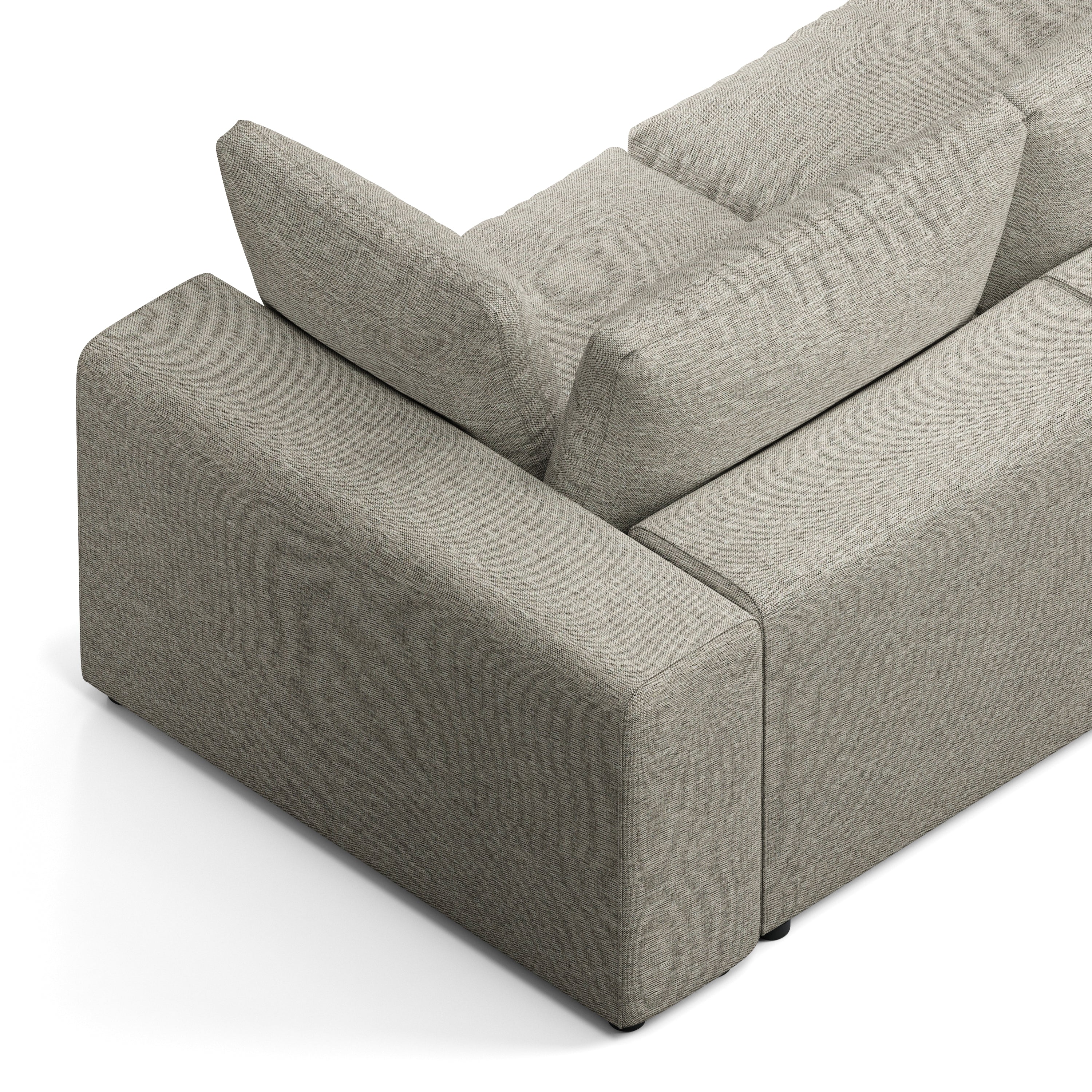 Node 2.0 Sofa | 3 Seater Sofa (9 feet) with Ottoman - Image 7