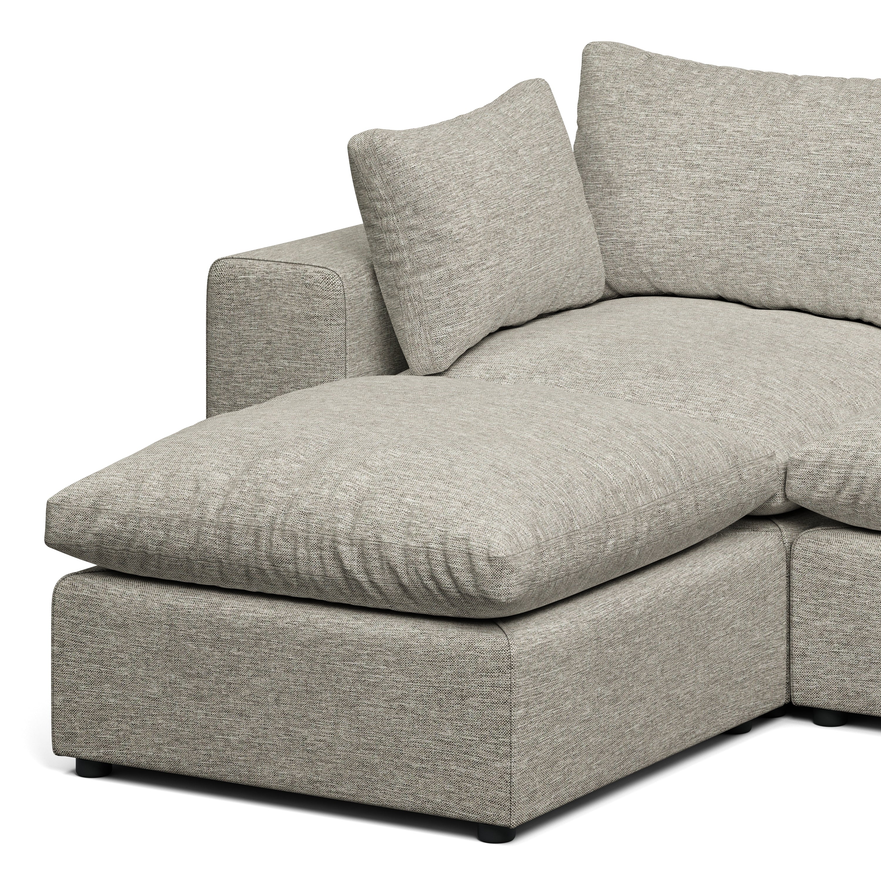 Node 2.0 Sofa | 3 Seater Sofa (9 feet) with Ottoman - Image 8