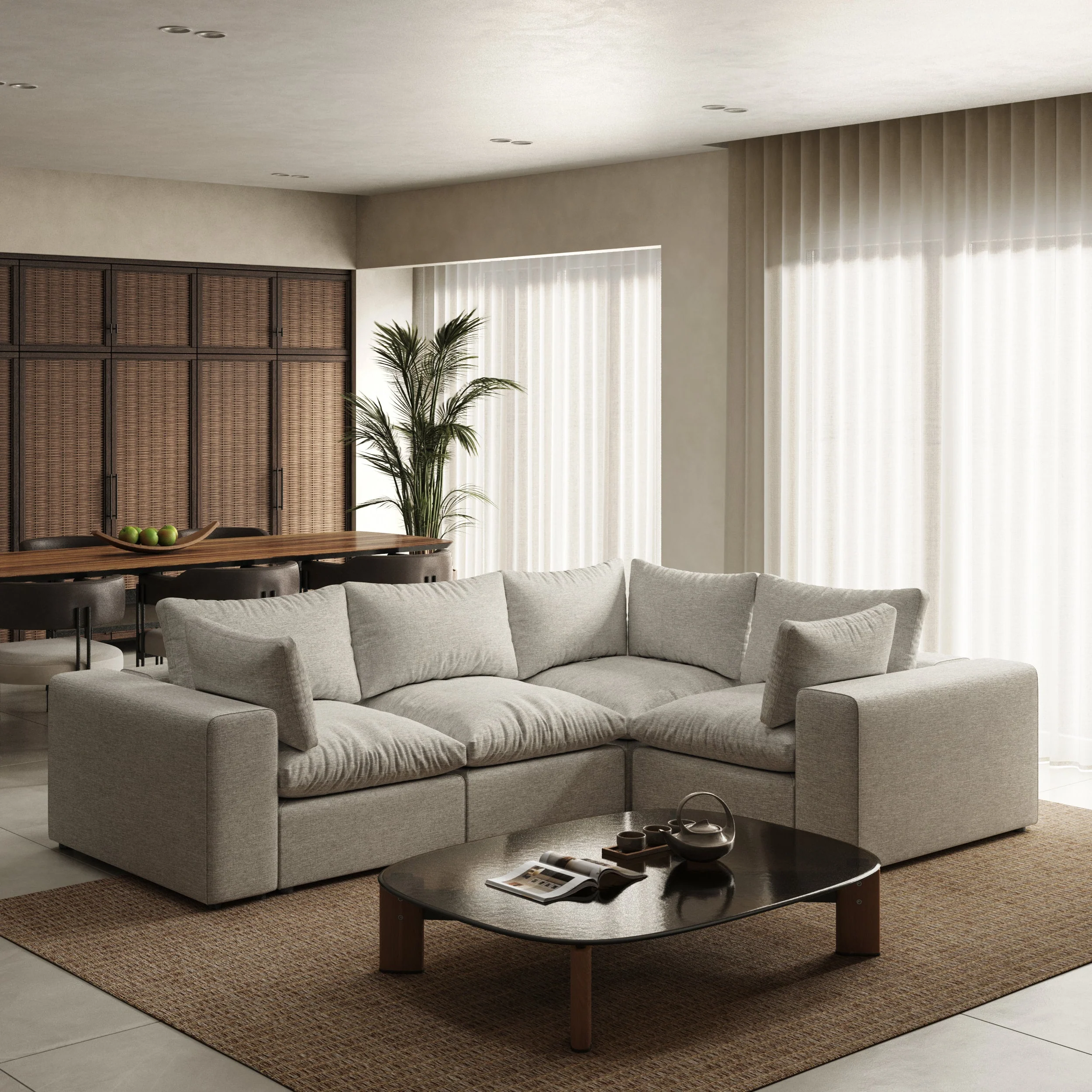 Node 2.0 Sofa | 4 Seater Corner Sofa (9 x 6 feet) - Image 9