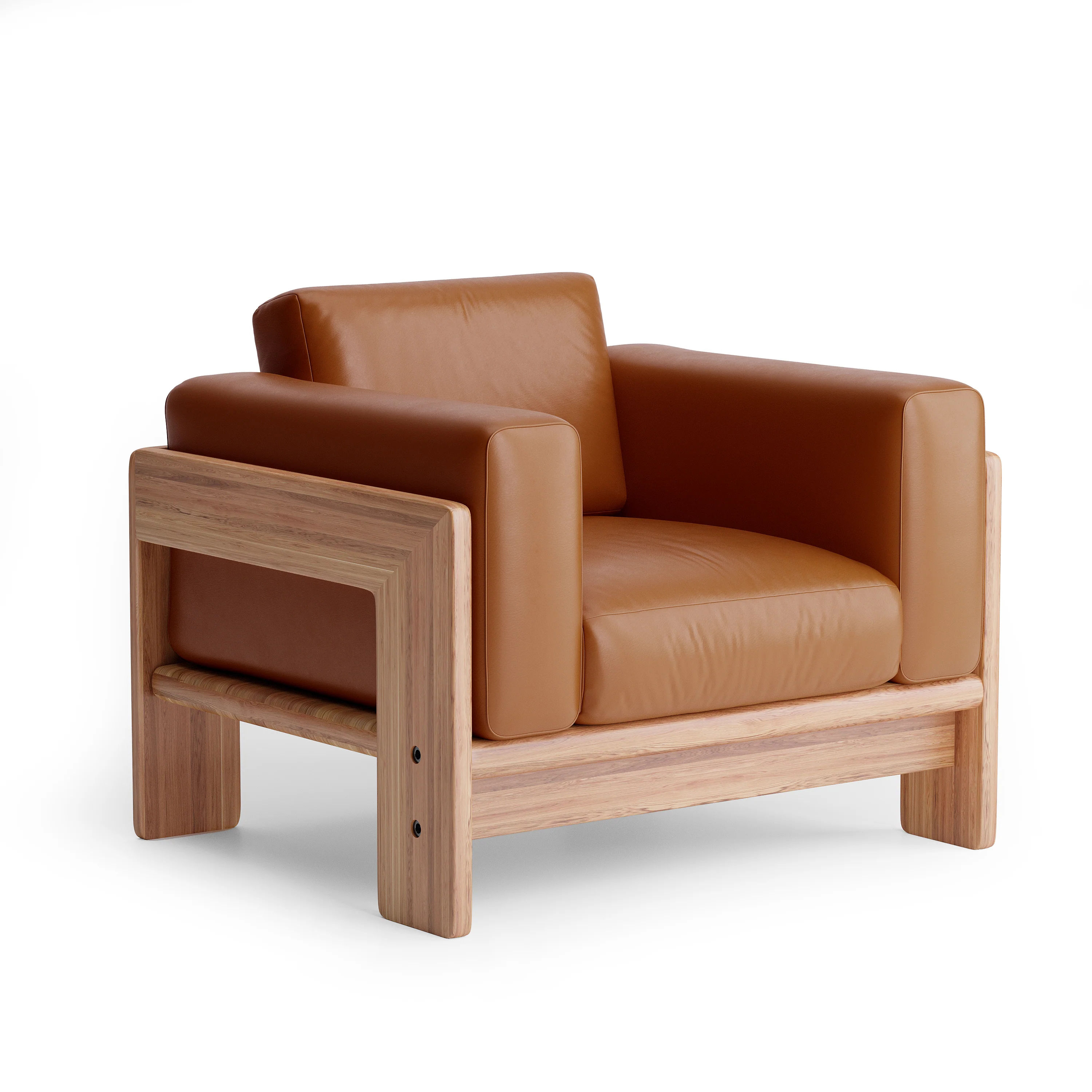 Nordhaven Sofa | 1 Seater | Italian Leather | Solid Teak/Walut/Oak Wood - Image 13
