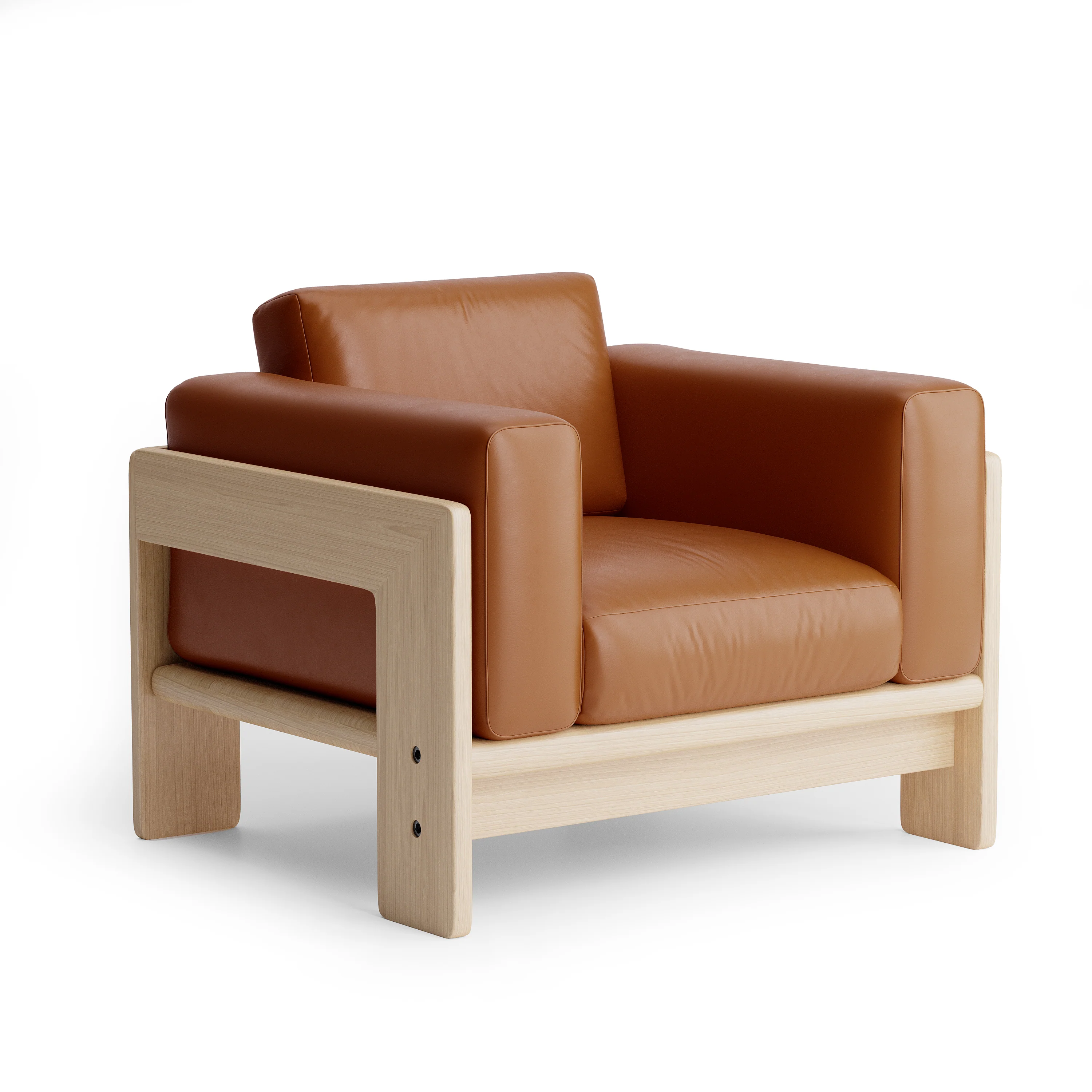 Nordhaven Sofa | 1 Seater | Italian Leather | Solid Teak/Walut/Oak Wood - Image 17