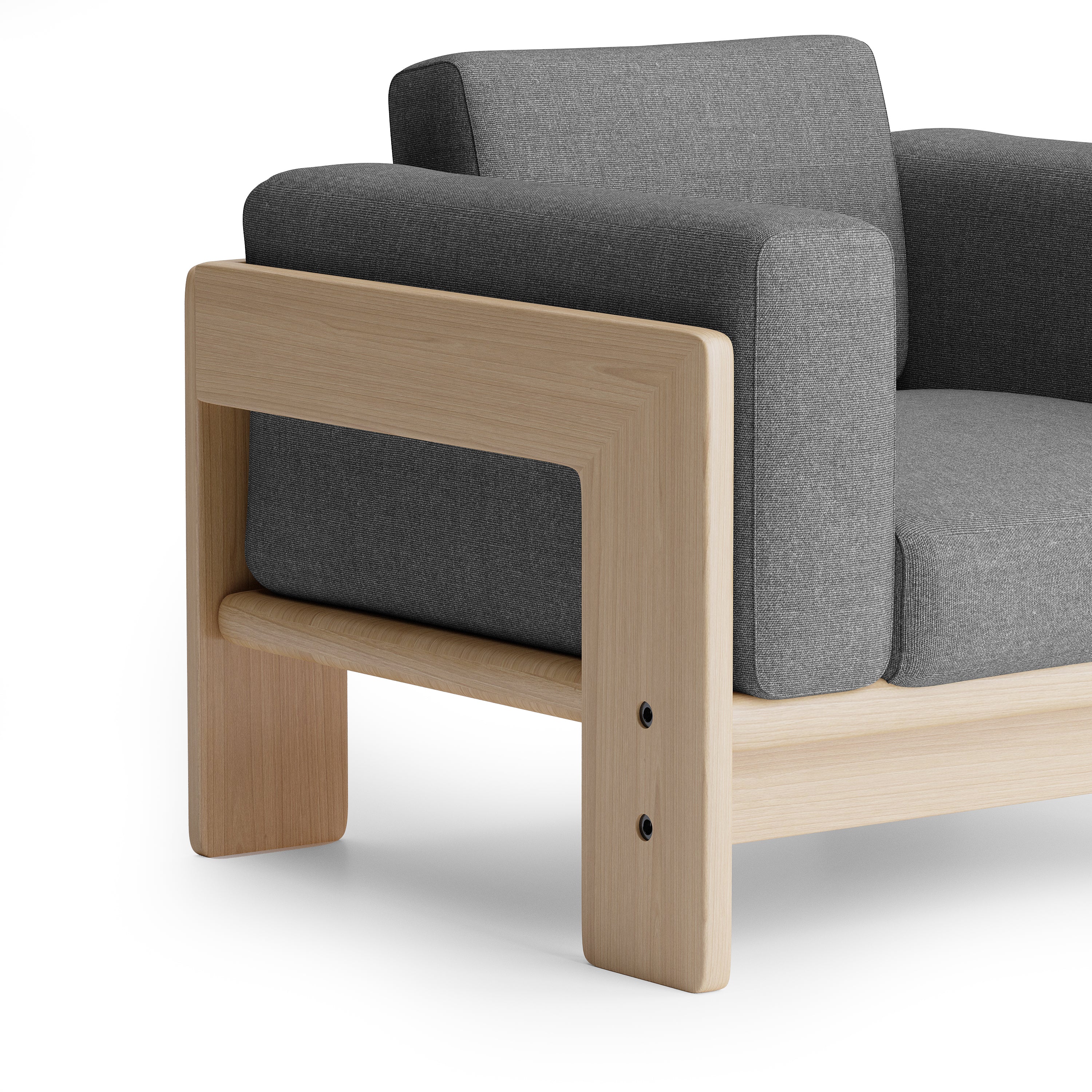 Nordhaven Sofa | 1 Seater | Solid Teak/Walut/Oak Wood - Image 11