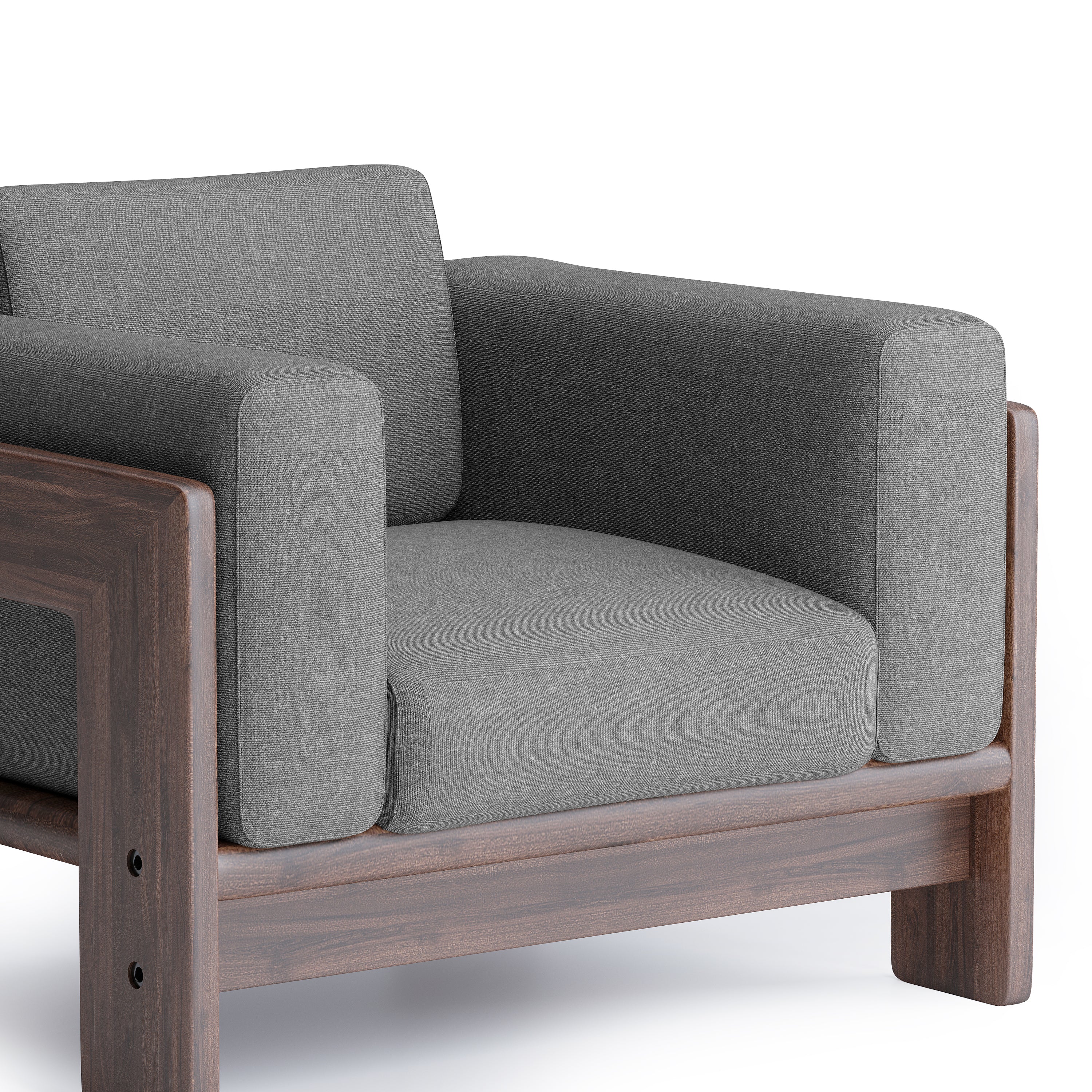 Nordhaven Sofa | 1 Seater | Solid Teak/Walut/Oak Wood - Image 4