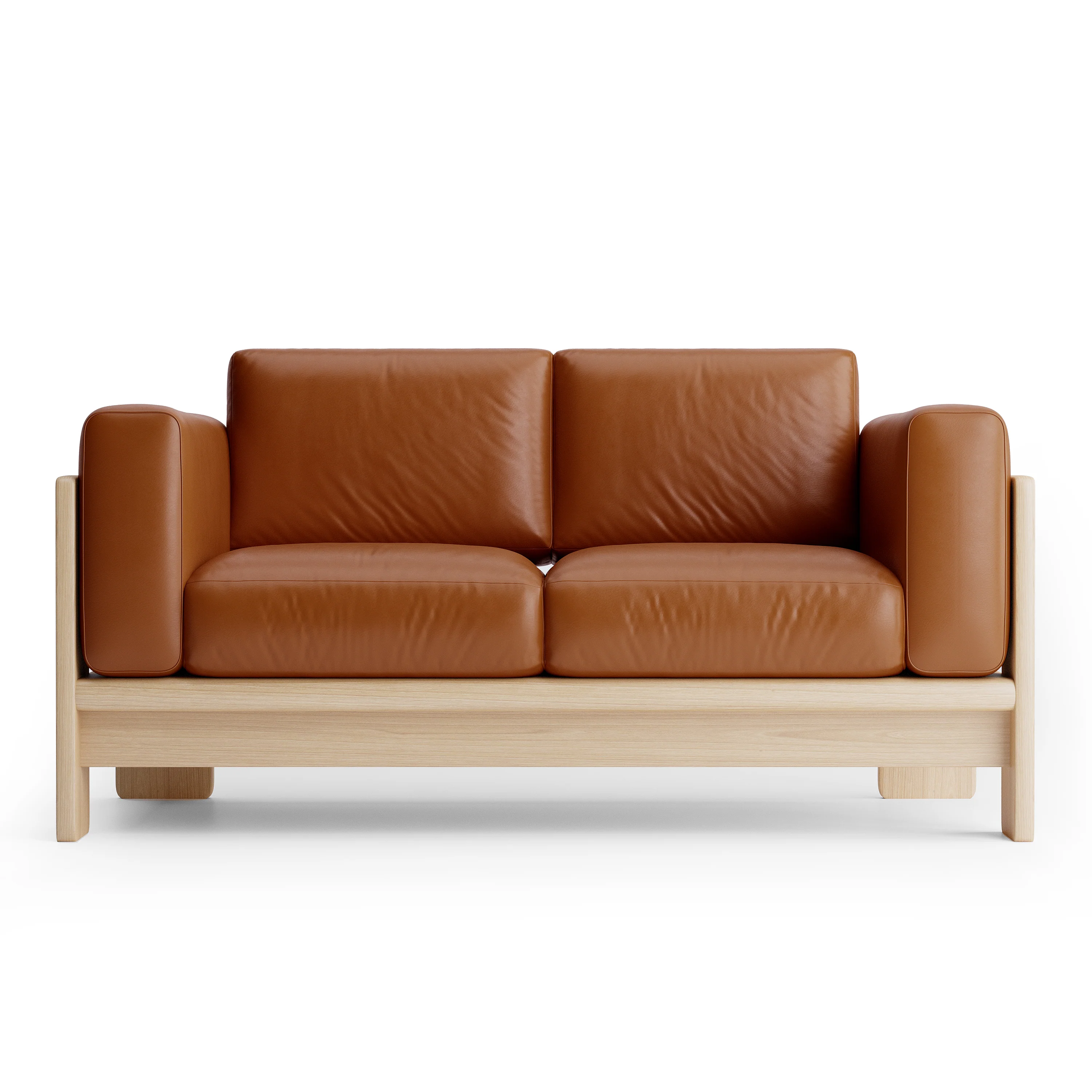 Nordhaven Sofa | 2 Seater | Italian Leather | Solid Teak/Walut/Oak Wood - Image 18