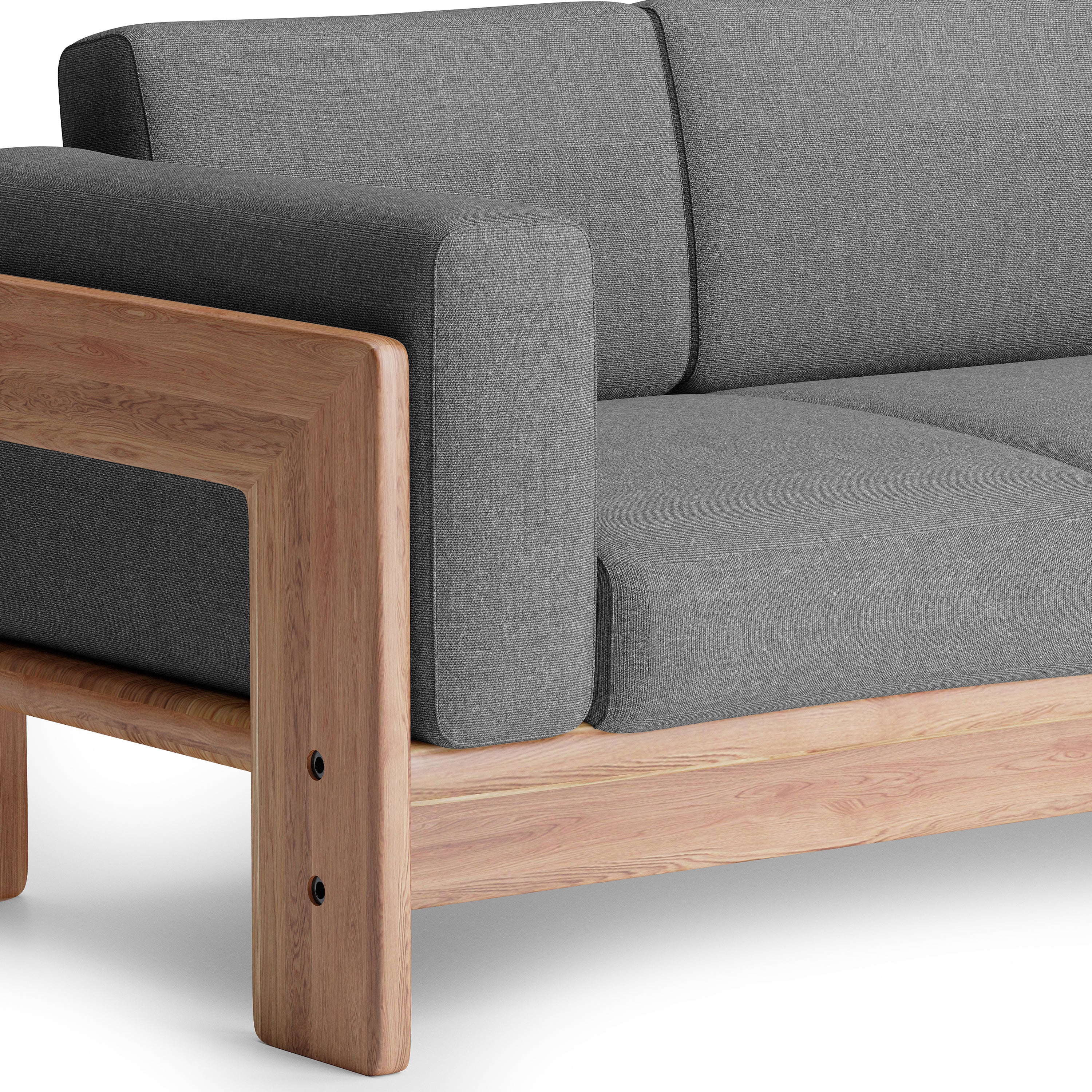 Nordhaven Sofa | 2 Seater | Solid Teak/Walut/Oak Wood - Image 13