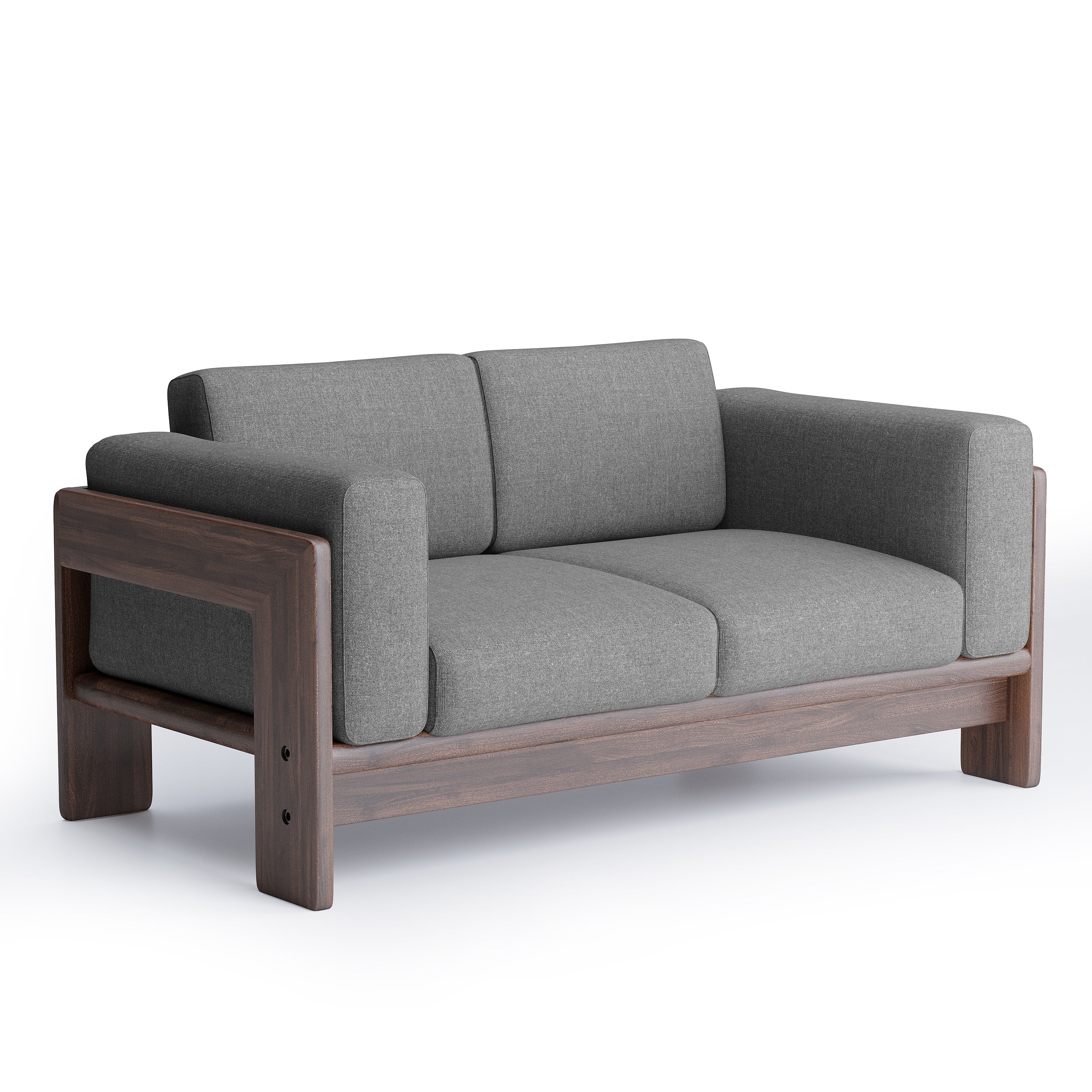 Nordhaven Sofa | 2 Seater | Solid Teak/Walut/Oak Wood - Image 6
