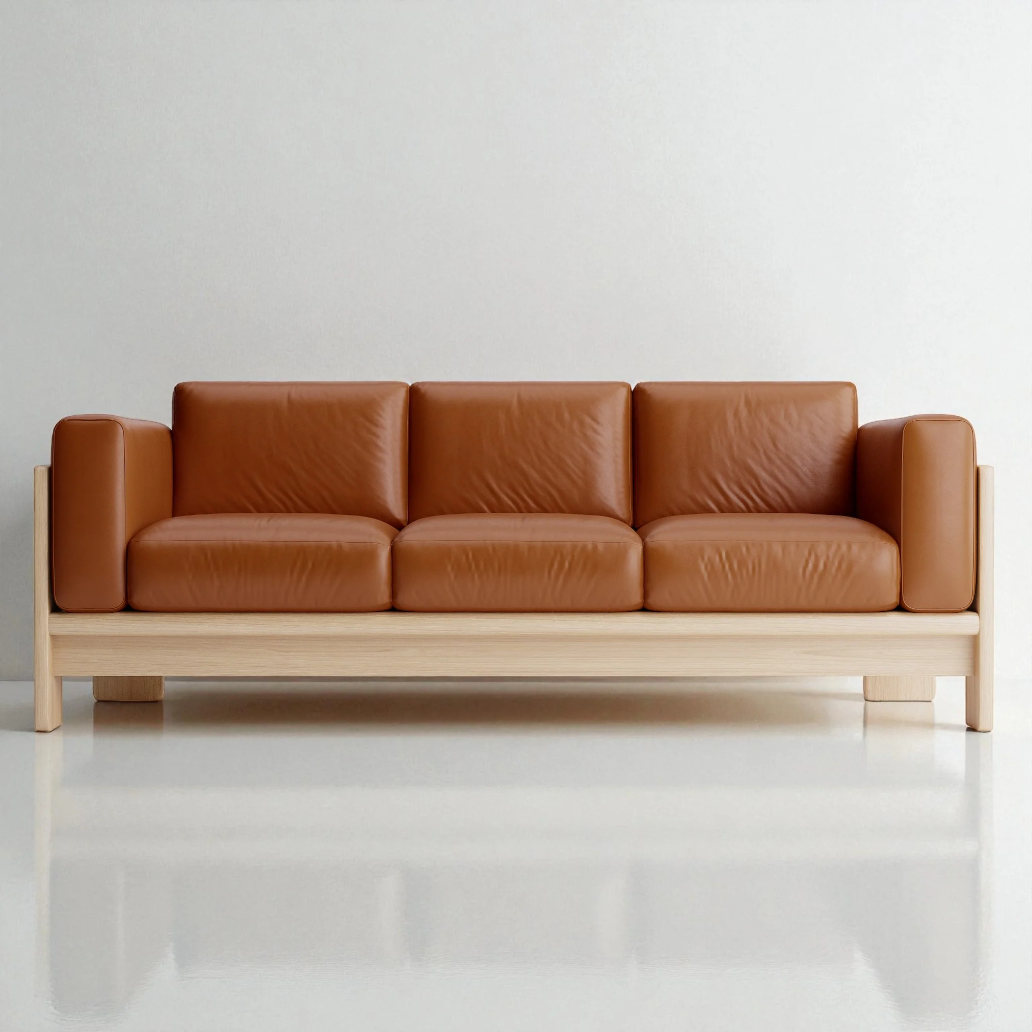 Nordhaven Sofa | 3 Seater | Italian Leather | Solid Teak/Walnut/Oak Wood - Image 18