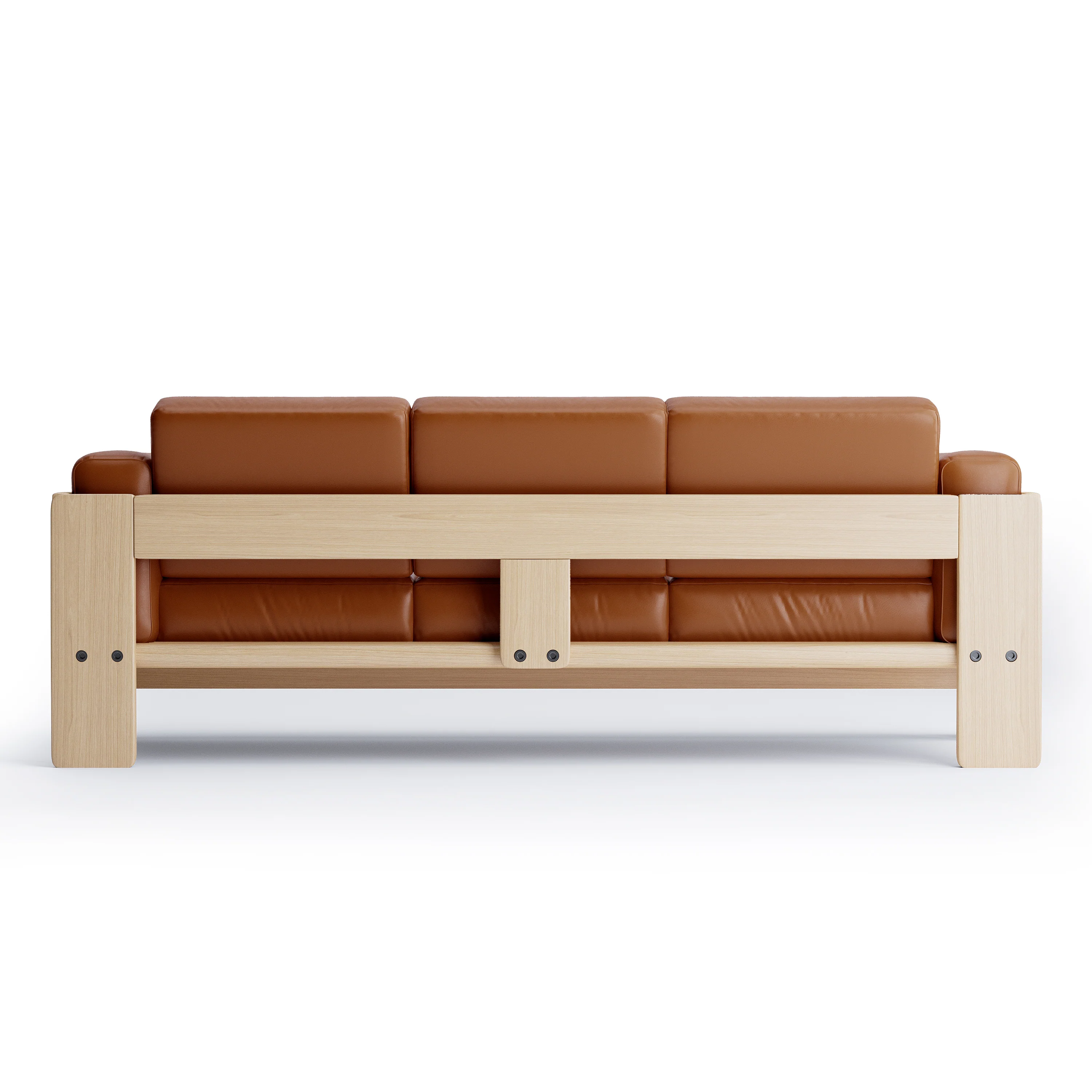 Nordhaven Sofa | 3 Seater | Italian Leather | Solid Teak/Walnut/Oak Wood - Image 20