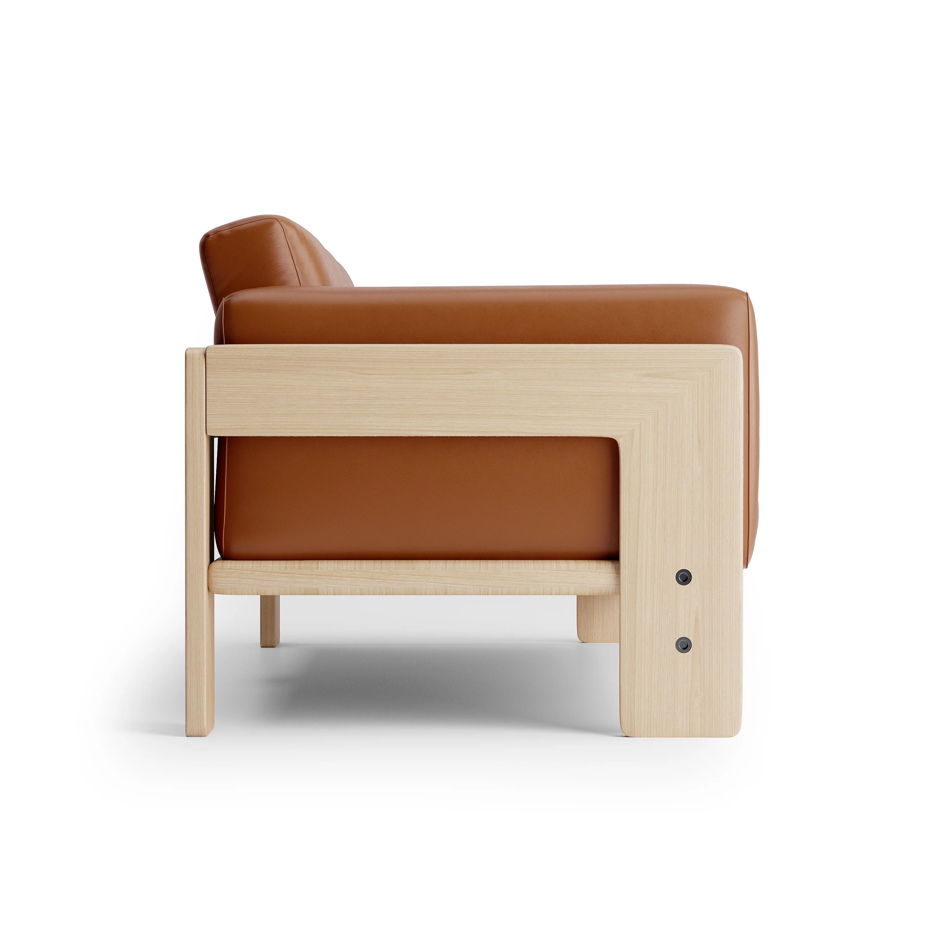 Nordhaven Sofa | 3 Seater | Italian Leather | Solid Teak/Walnut/Oak Wood - Image 21