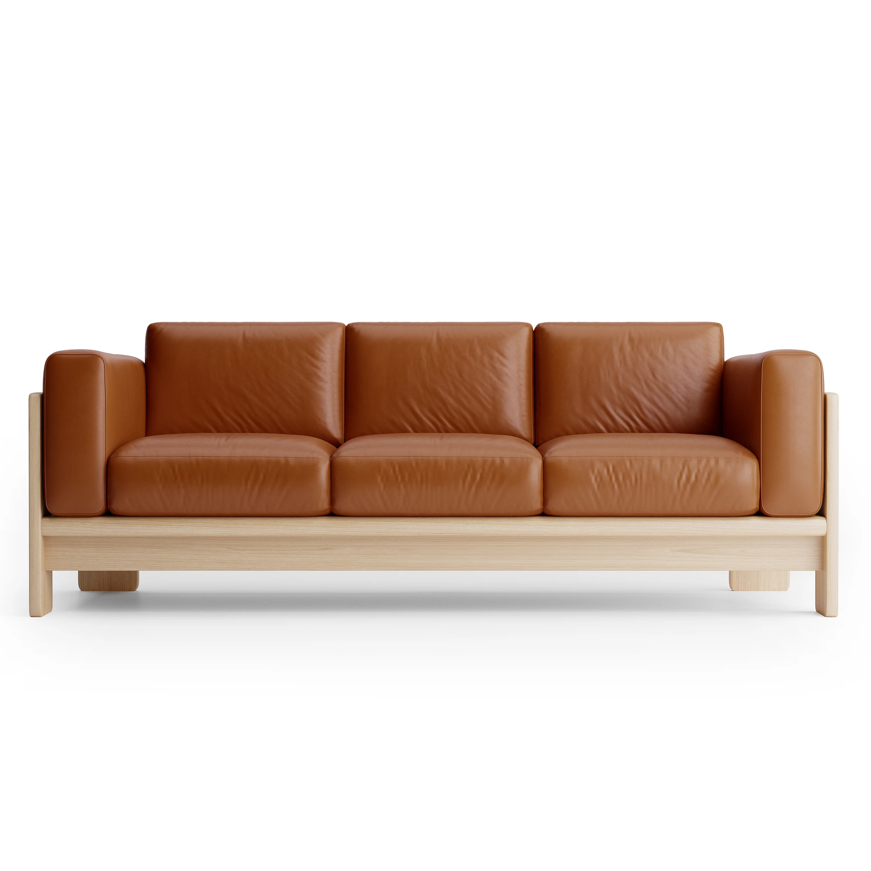Nordhaven Sofa | 3 Seater | Italian Leather | Solid Teak/Walnut/Oak Wood - Image 22