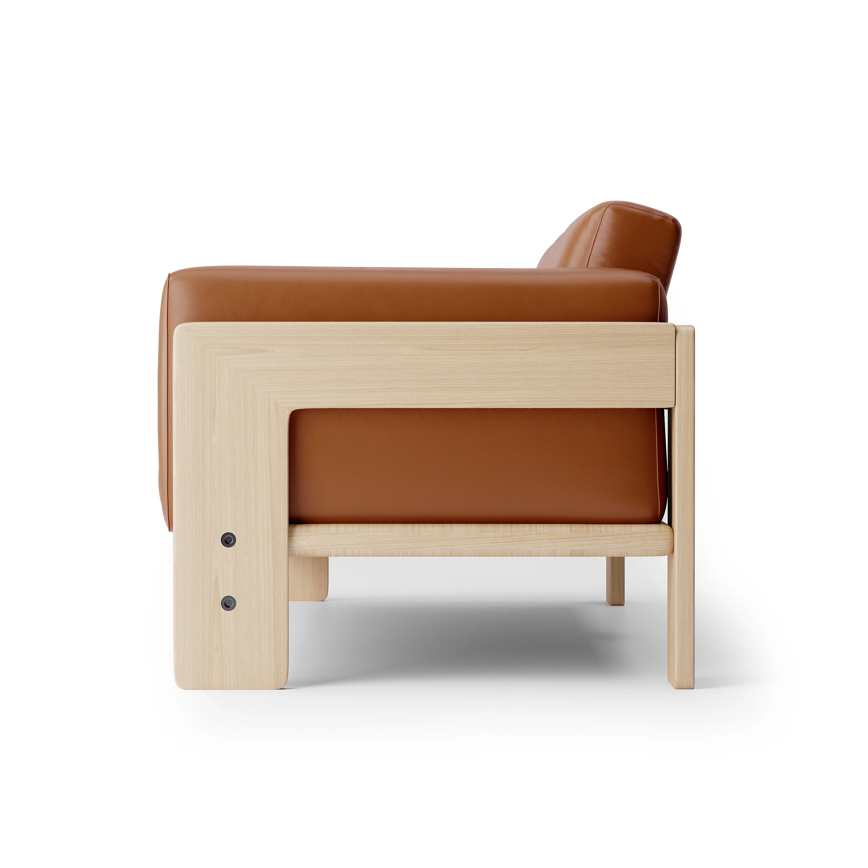 Nordhaven Sofa | 3 Seater | Italian Leather | Solid Teak/Walnut/Oak Wood - Image 23