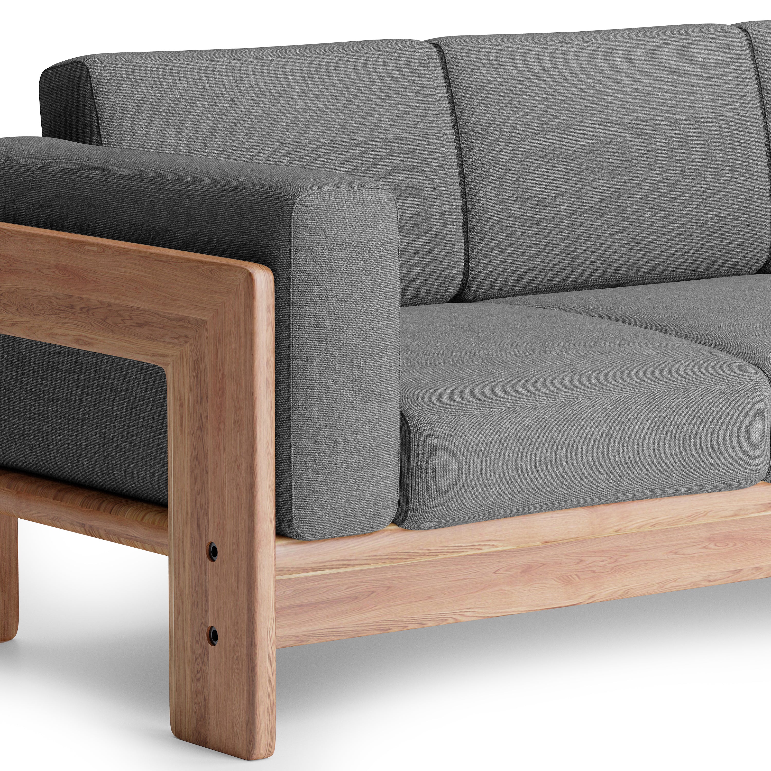Nordhaven Sofa | 3 Seater | Solid Teak/Walnut/Oak Wood - Image 14