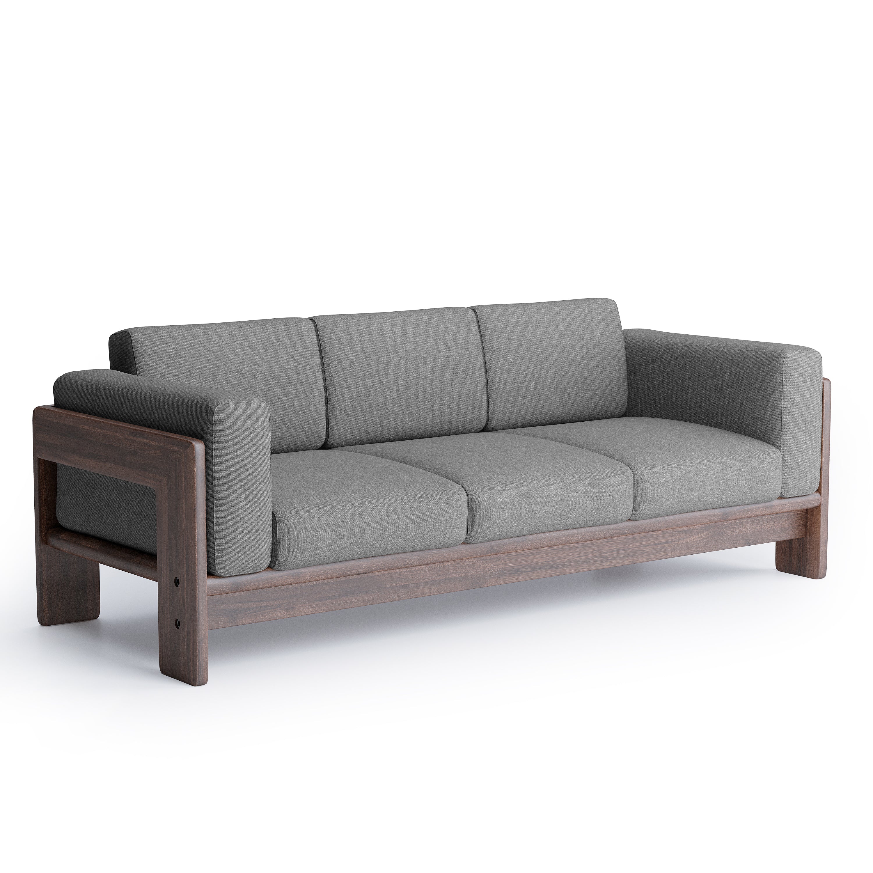 Nordhaven Sofa | 3 Seater | Solid Teak/Walnut/Oak Wood - Image 6