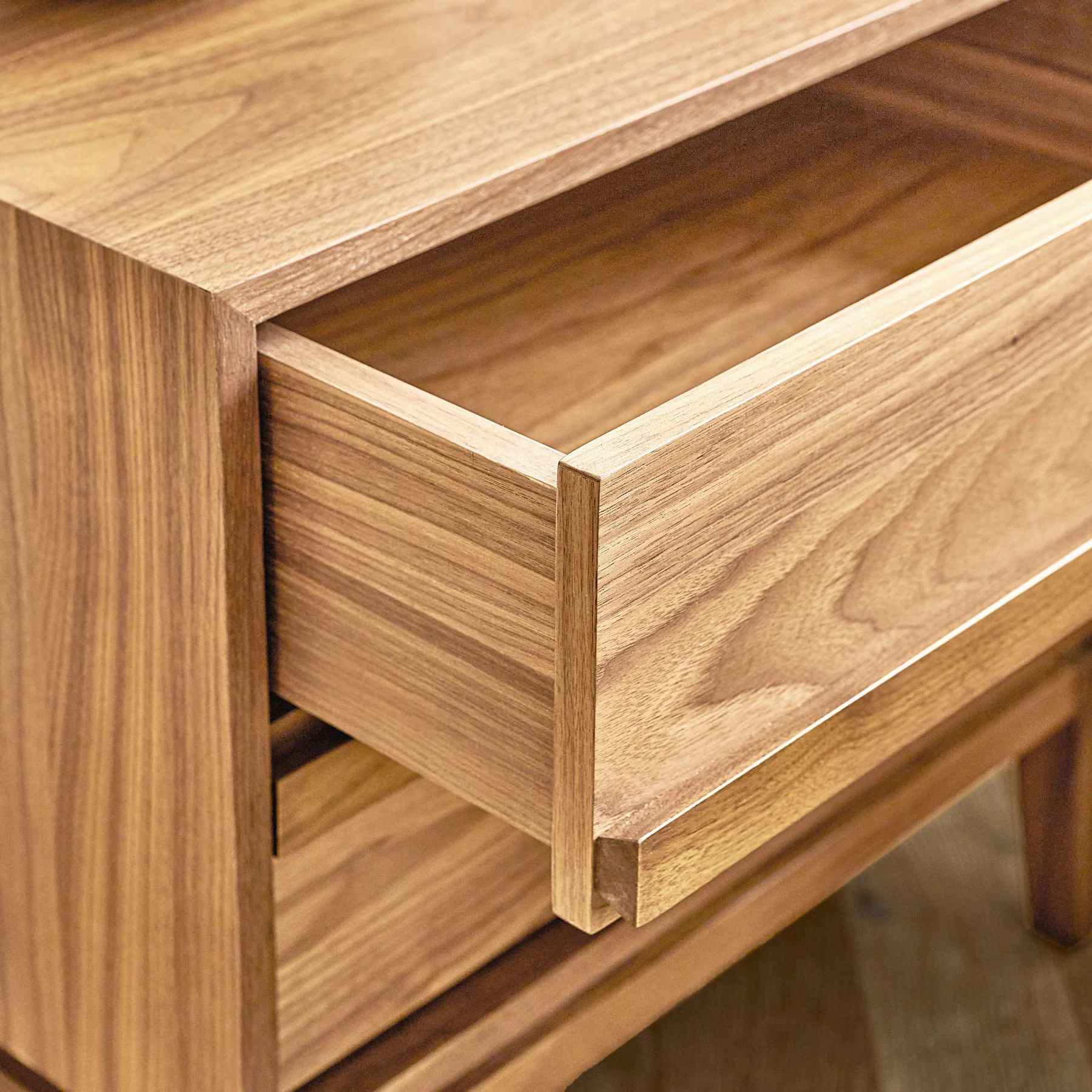 Nordwyn Bedside Table  - Solid Walnut/Teak/Oak Wood - Image 14