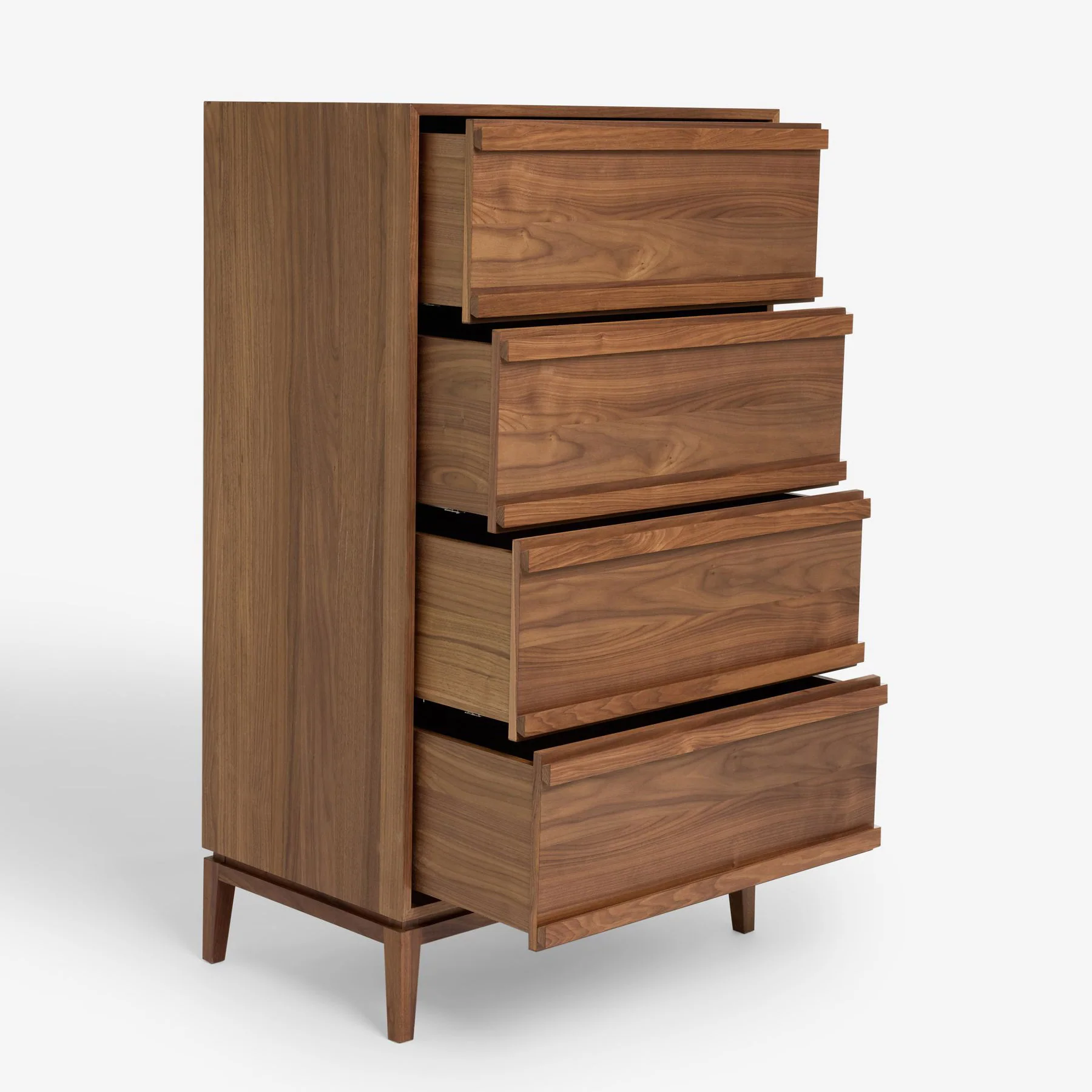 Nordwyn Chest of Drawers  - Solid Walnut/Teak/Oak Wood (Tall) - Image 6