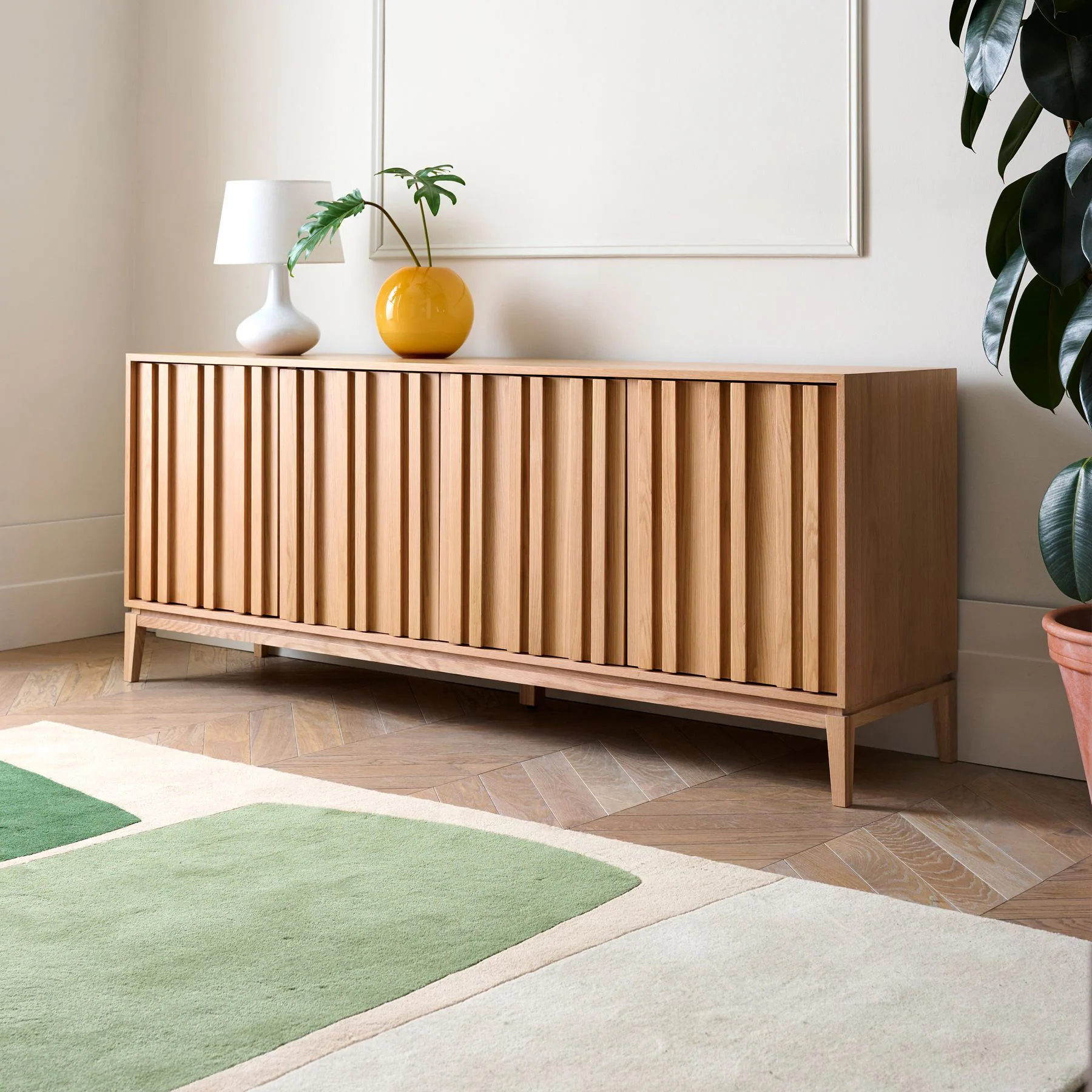Nordwyn Sideboard - Solid Walnut/Teak/Oak Wood (Large) - Image 10