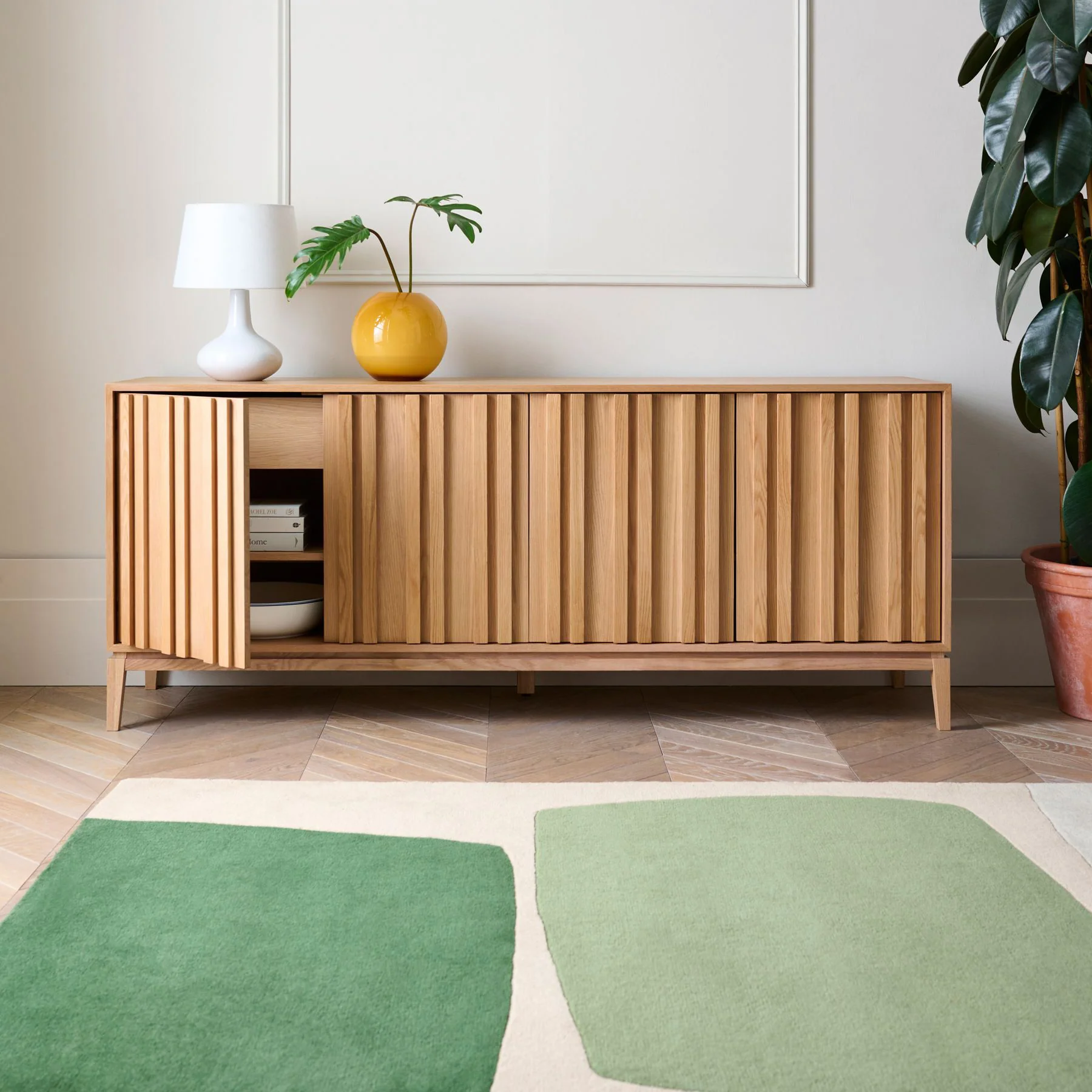 Nordwyn Sideboard - Solid Walnut/Teak/Oak Wood (Large) - Image 9