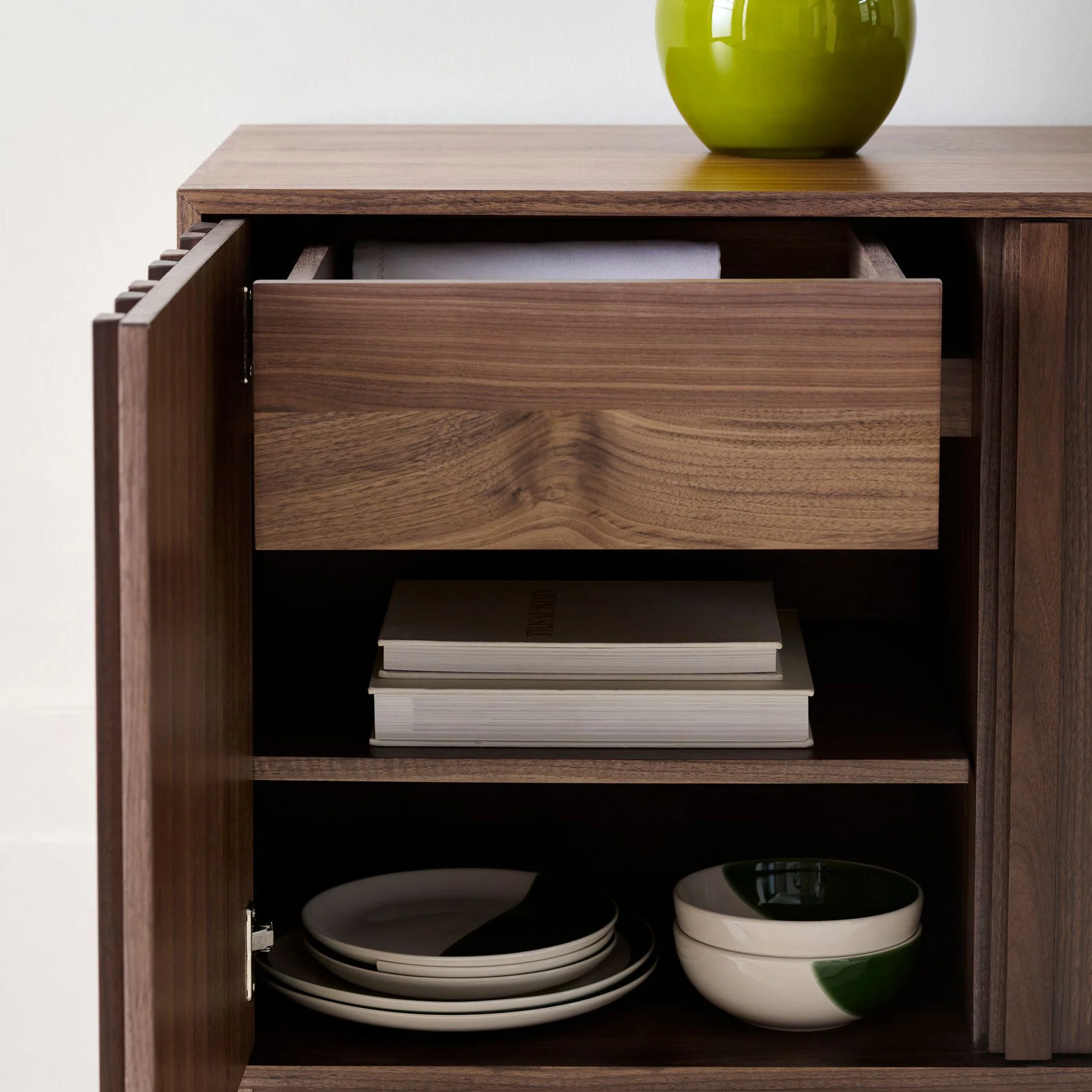 Nordwyn Sideboard - Solid Walnut/Teak/Oak Wood (Small) - Image 3