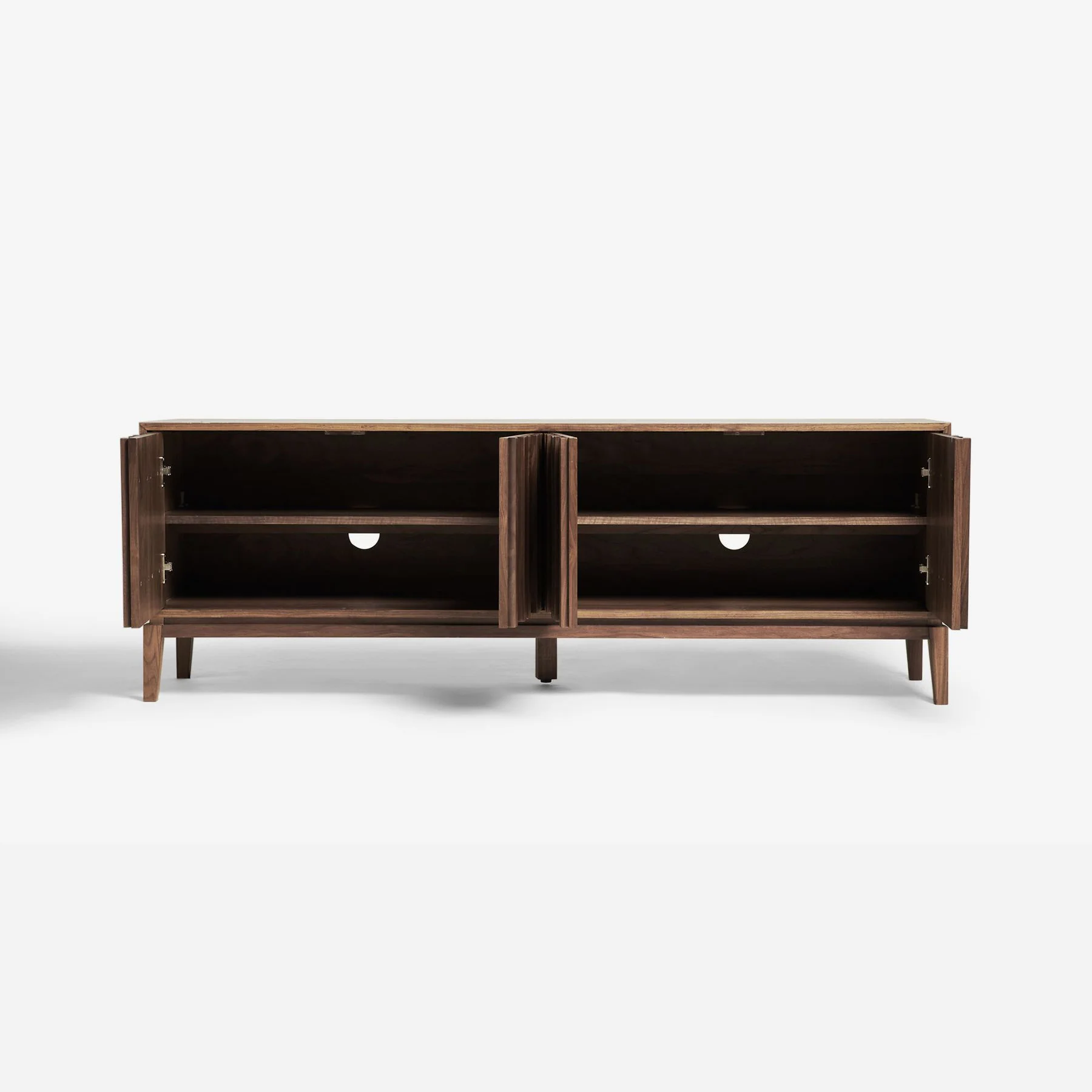 Nordwyn TV Unit/Console - Solid Walnut/Teak/Oak Wood - Image 3