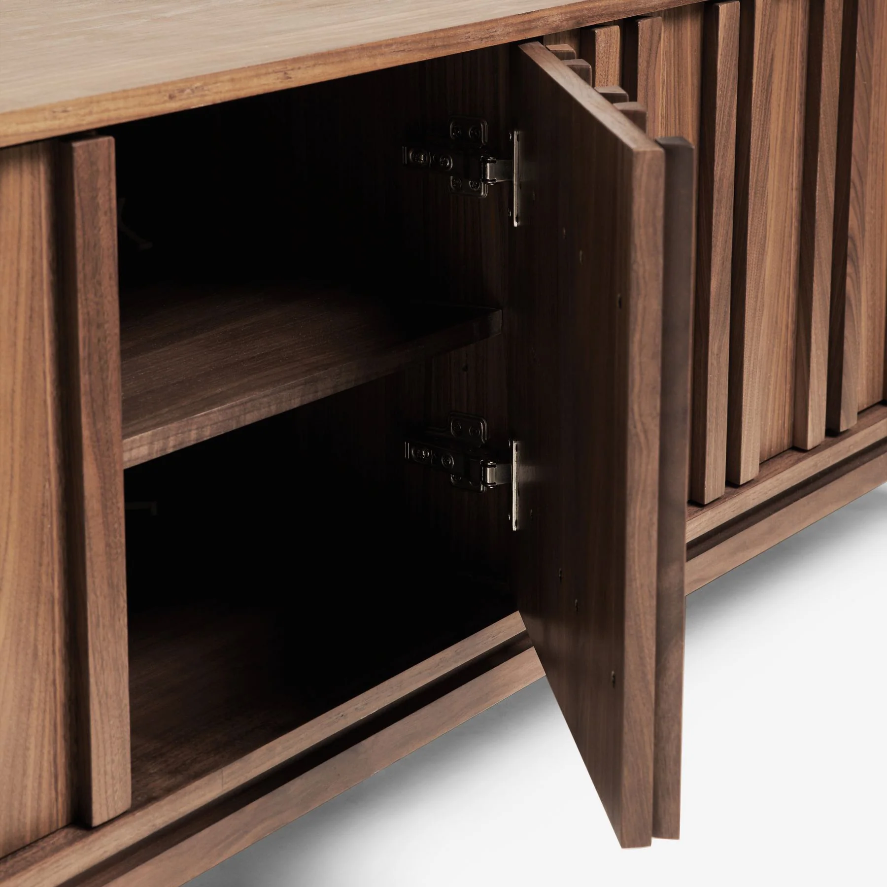 Nordwyn TV Unit/Console - Solid Walnut/Teak/Oak Wood - Image 7