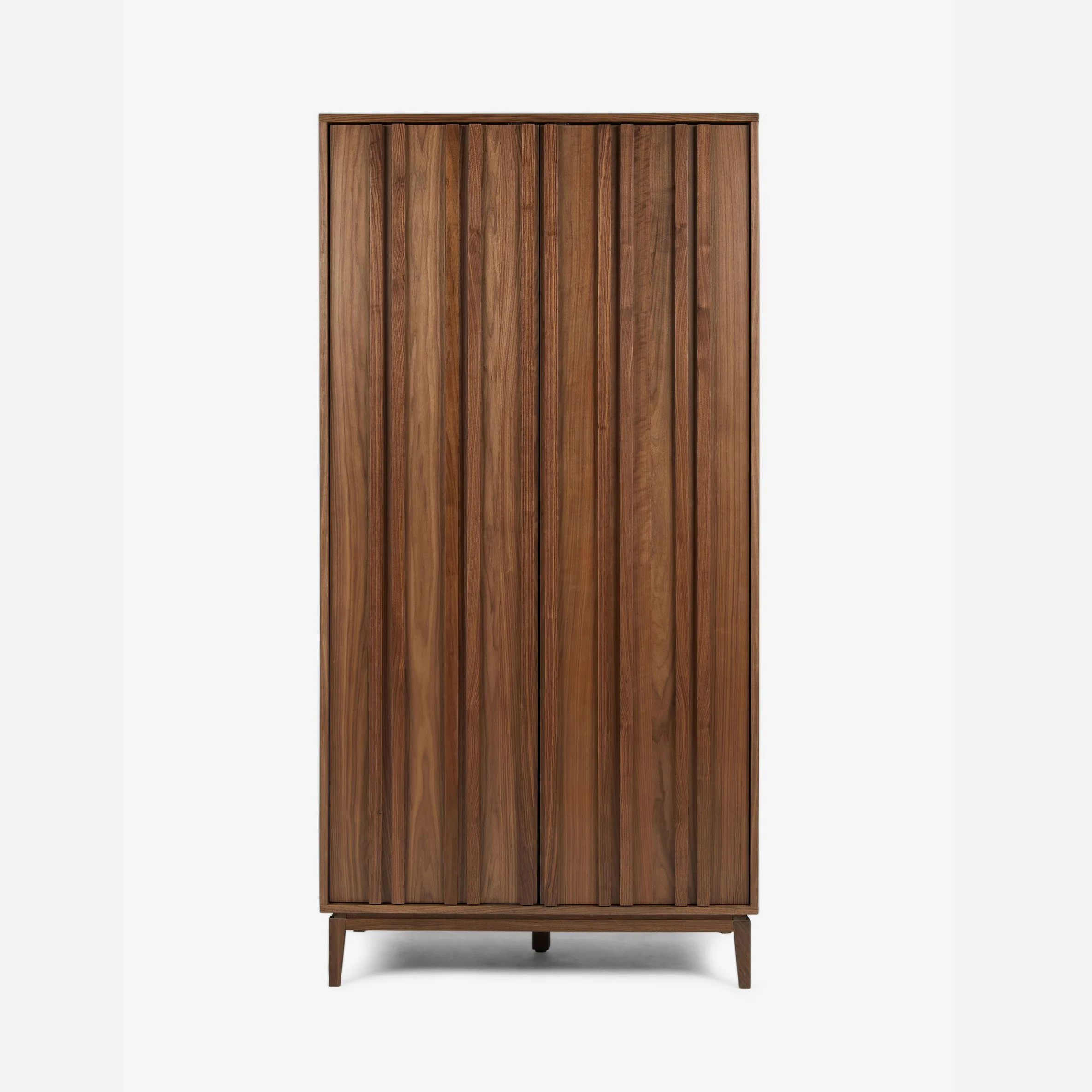 Nordwyn Wardrobe - Solid Walnut/Teak/Oak Wood - Image 3