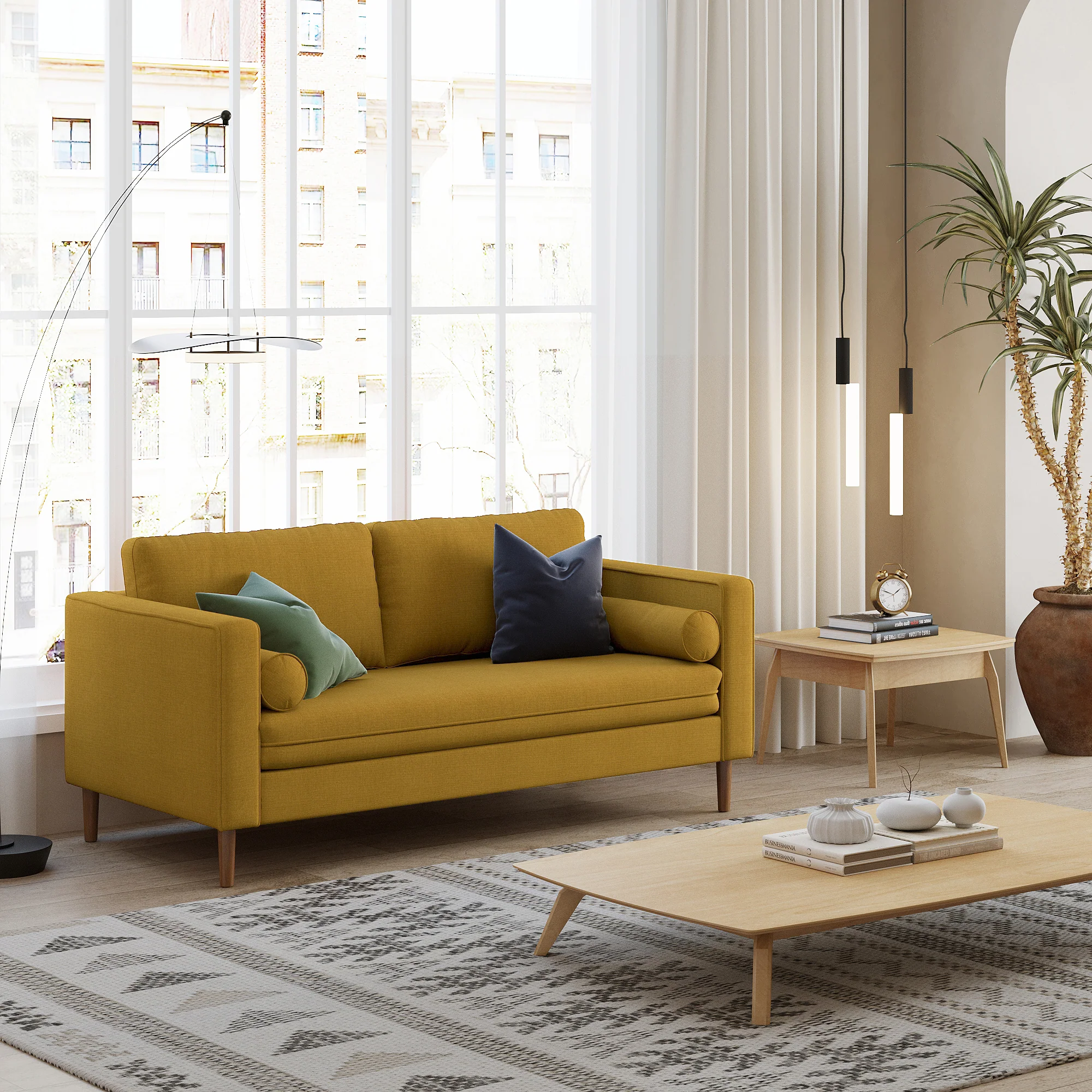 Palo Sofa | 2.5 Seater (6 feet) | Removable Fabrics - Image 14