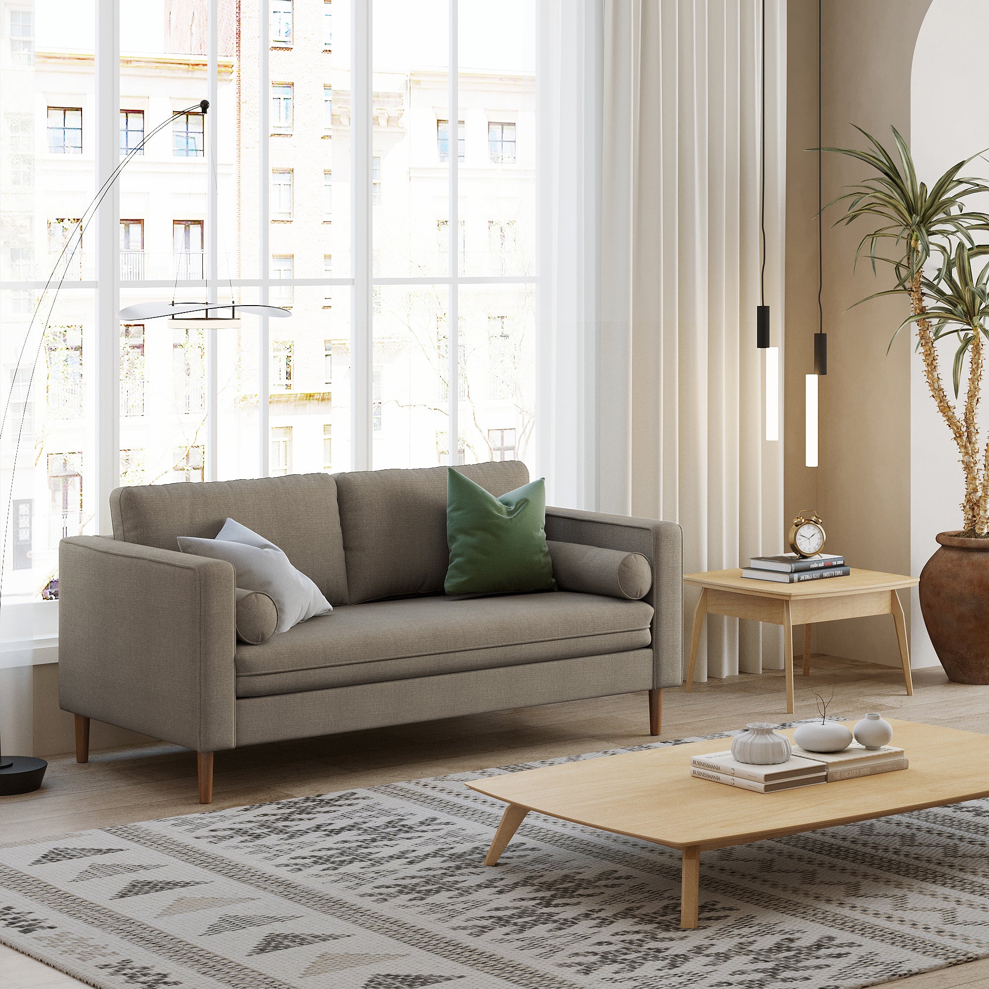 Palo Sofa | 2.5 Seater (6 feet) | Removable Fabrics - Image 8