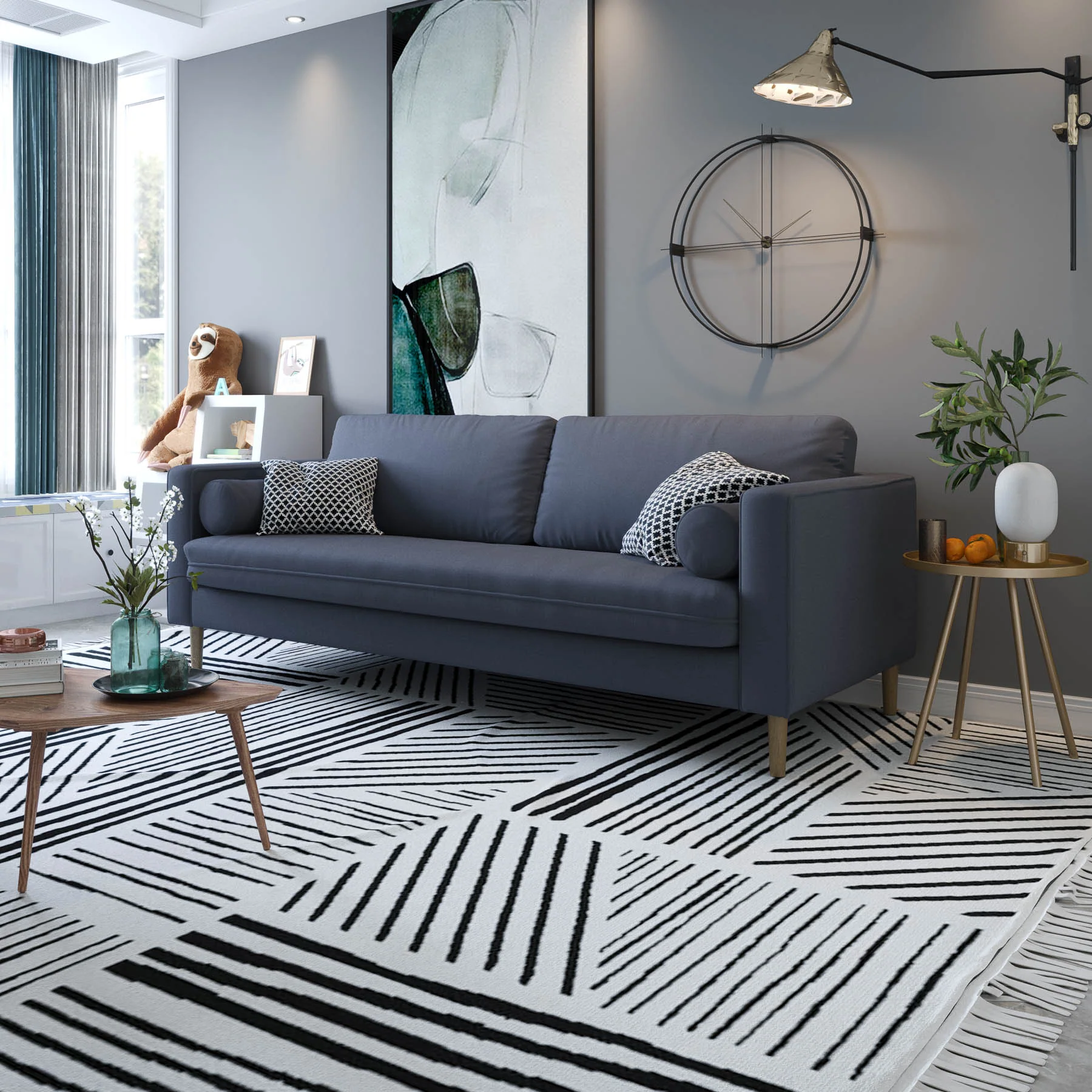 Palo Sofa | 3+ Seater (7 feet) | Removable Fabrics - Image 5