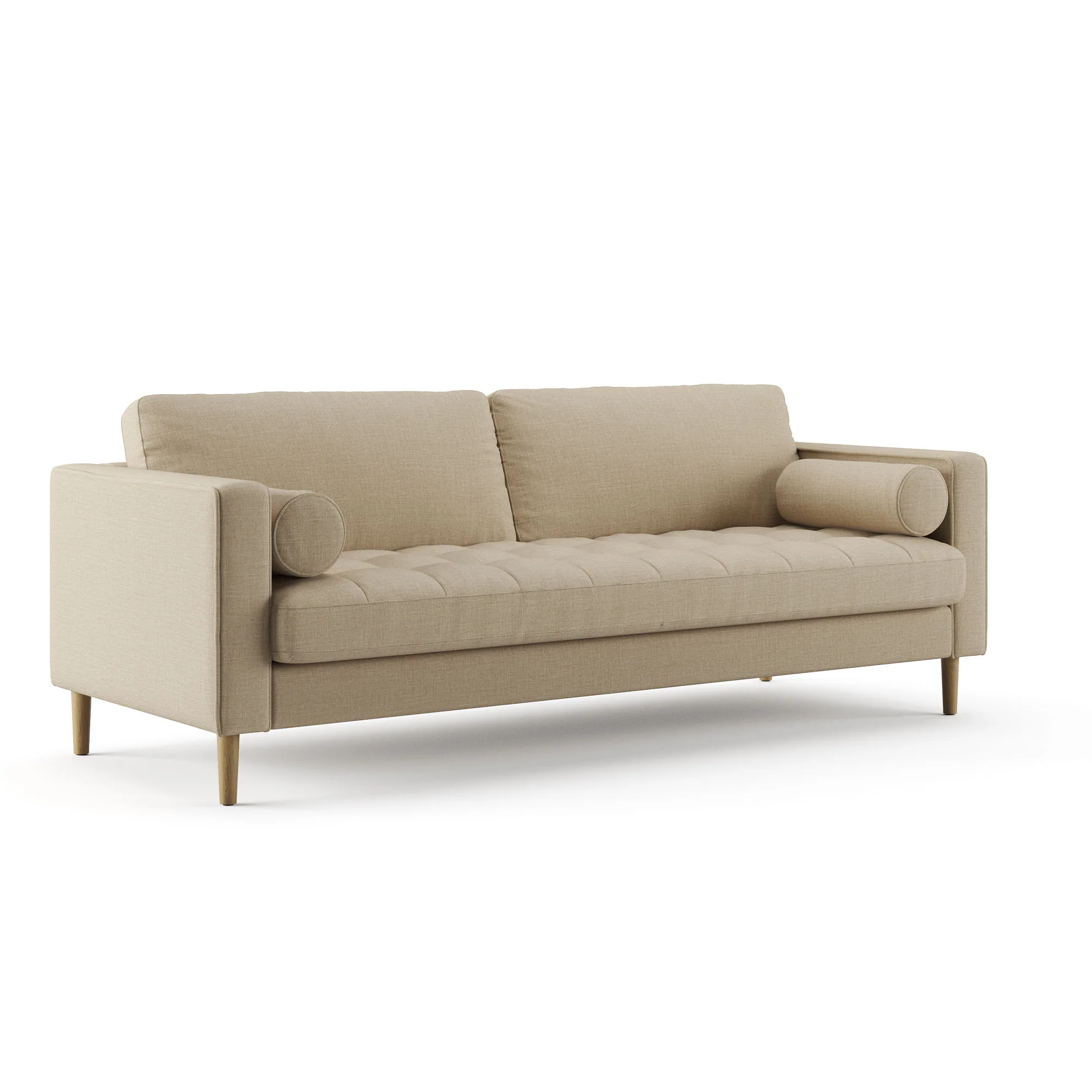 Palo Sofa T  | 3+ Seater (7 feet) | Tufted - Image 18