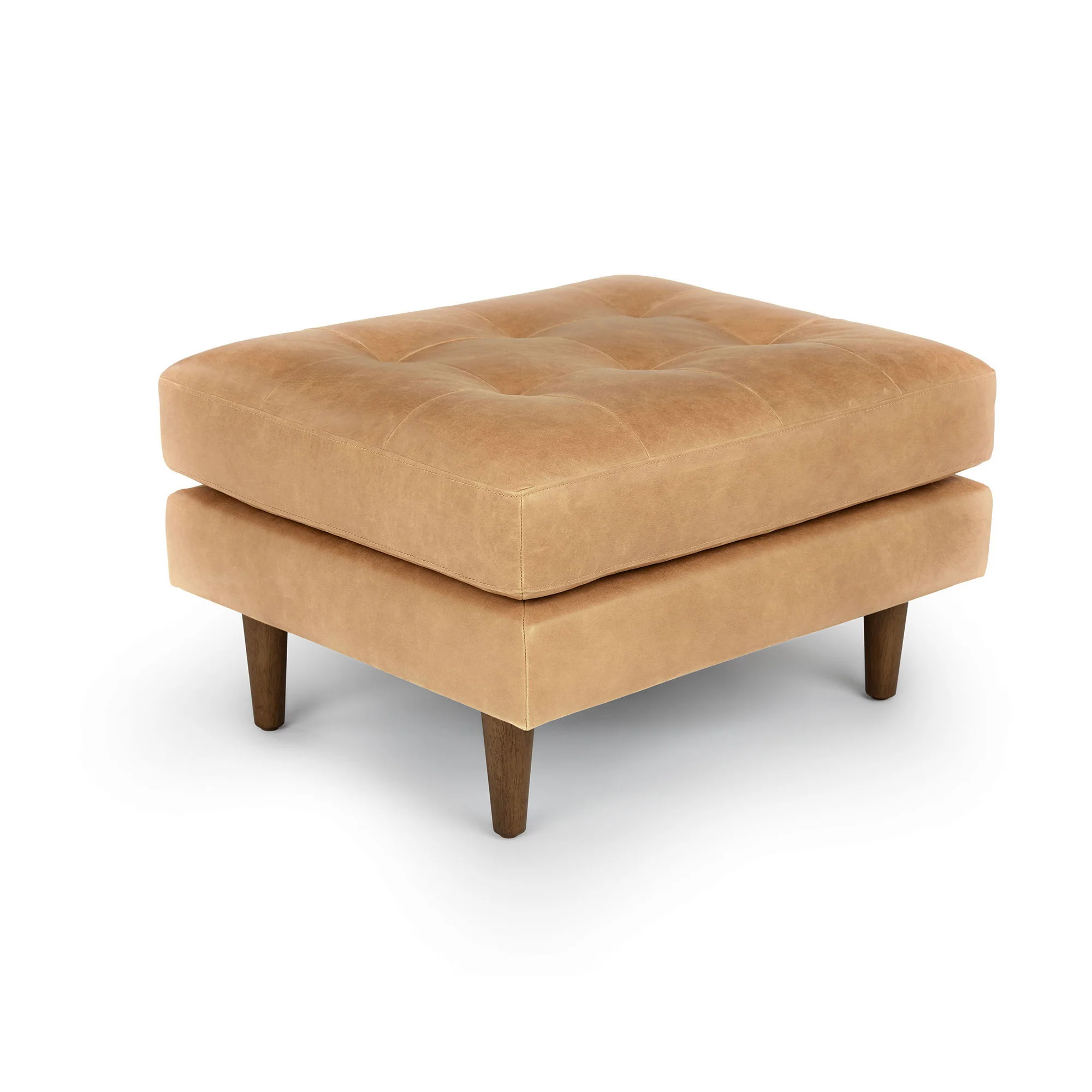 Palo Sofa | Italian Leather Ottoman - Image 11