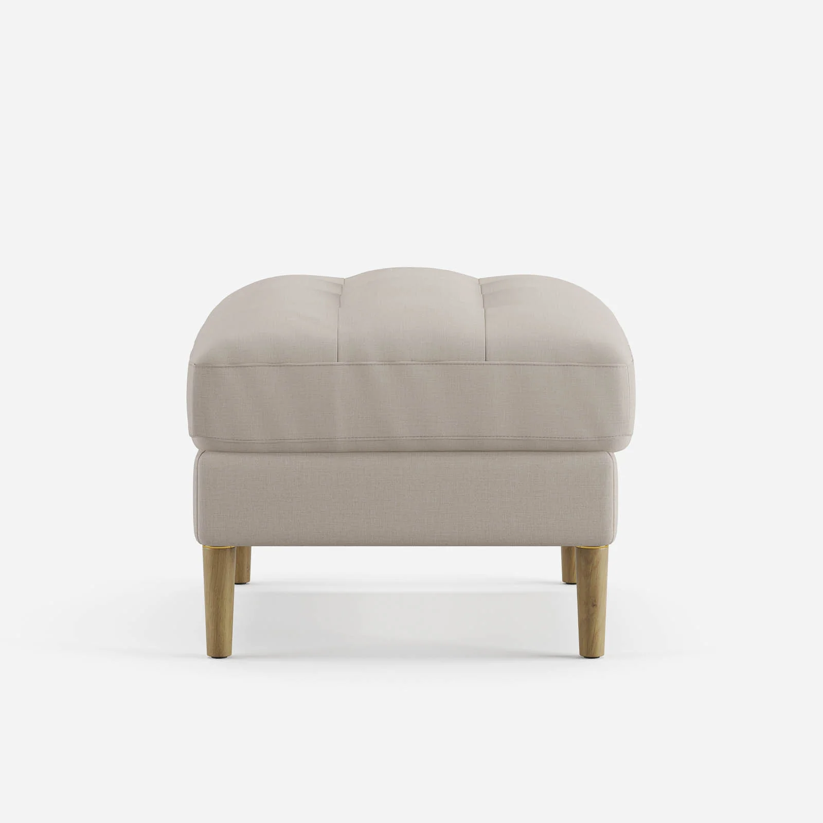 Palo Sofa Ottoman T  | 2.5 feet | Tufted - Image 12