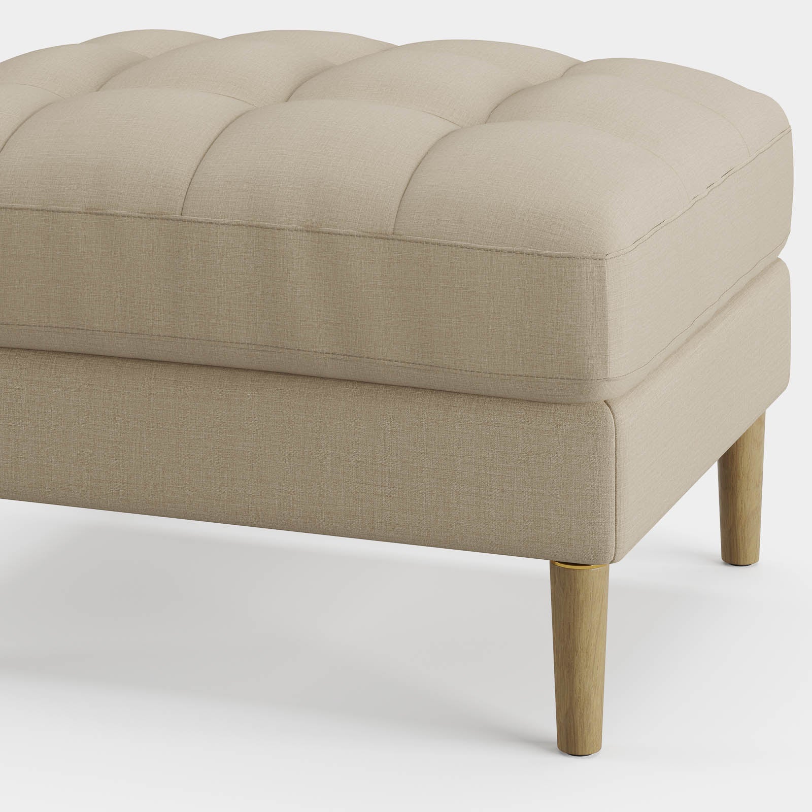 Palo Sofa Ottoman T  | 2.5 feet | Tufted - Image 20