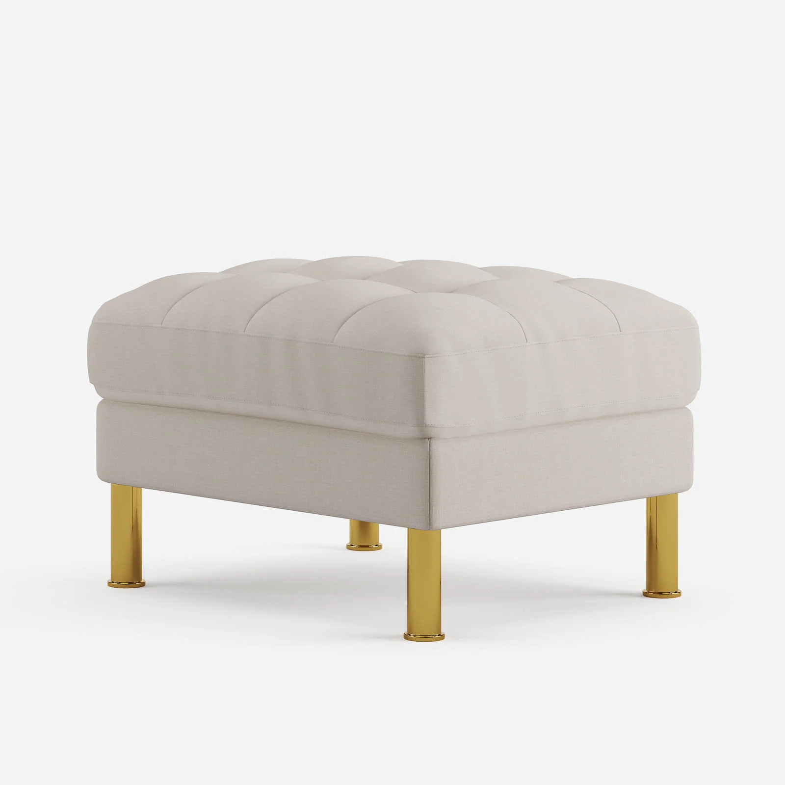 Palo Sofa Ottoman T  | 2.5 feet | Tufted - Image 40