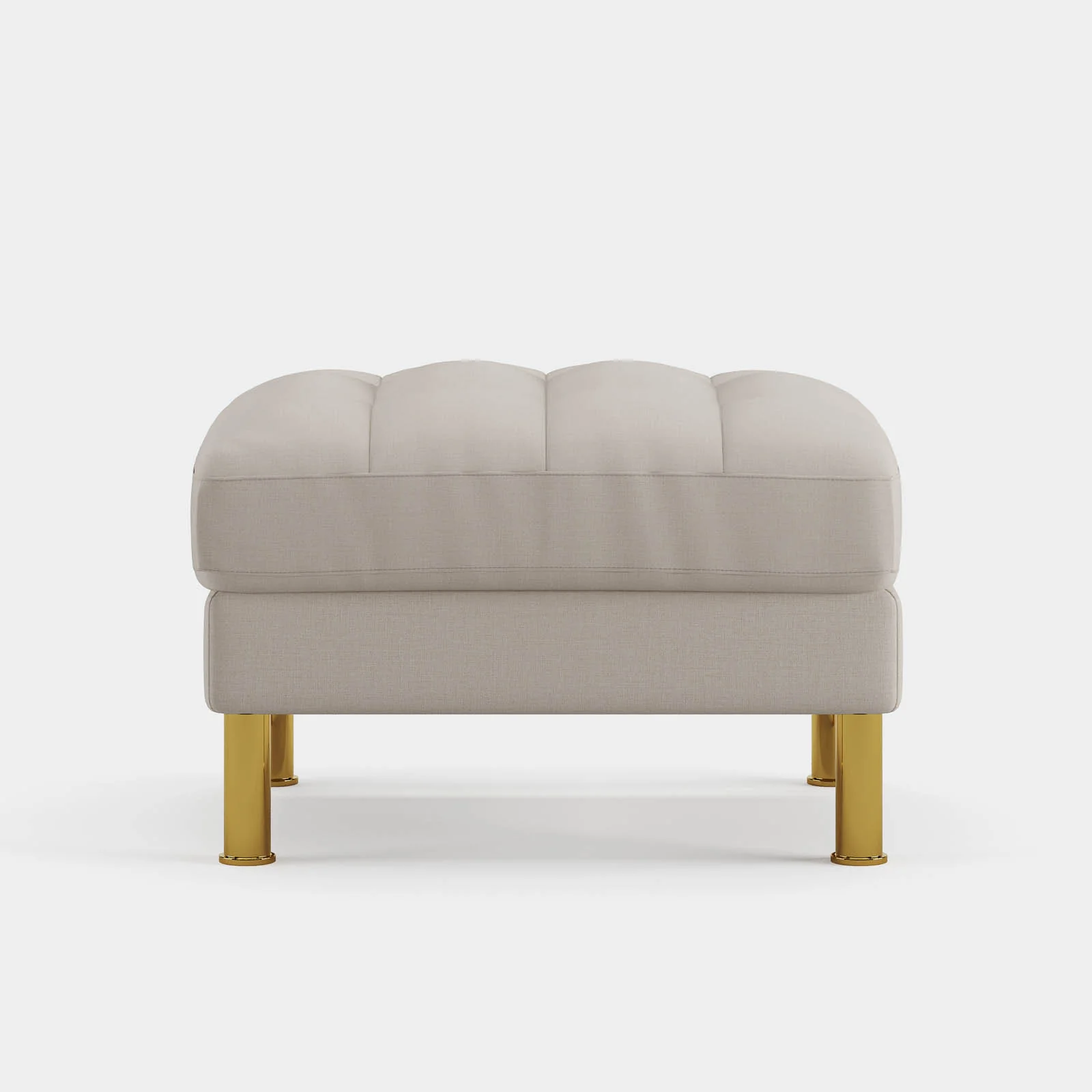 Palo Sofa Ottoman T  | 2.5 feet | Tufted - Image 43