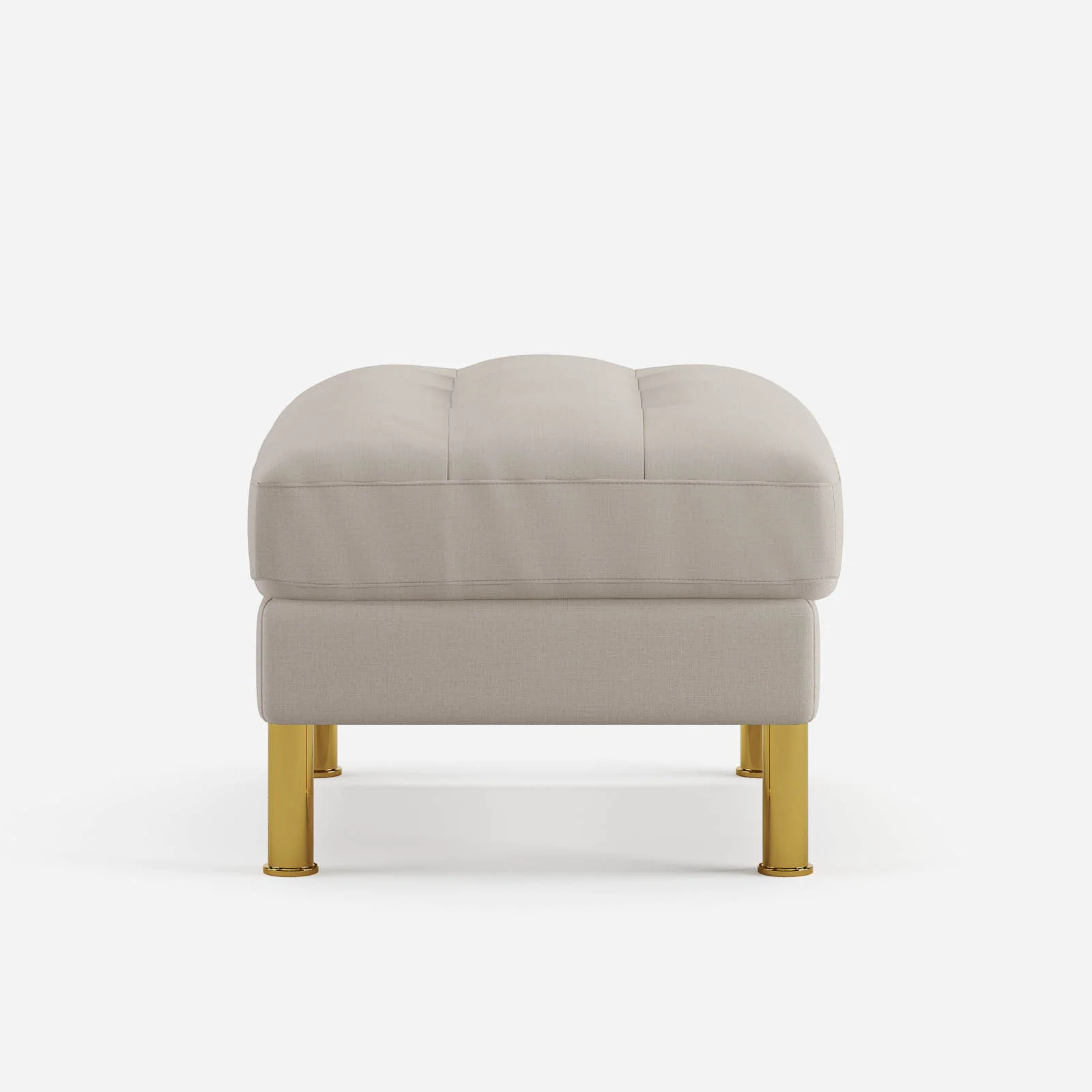Palo Sofa Ottoman T  | 2.5 feet | Tufted - Image 44