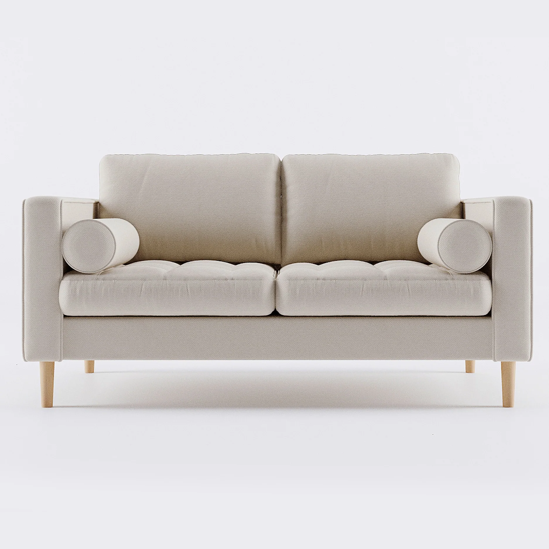 Palo Sofa (Split Seats) | 2 Seater (5 feet) | Tufted - Image 7