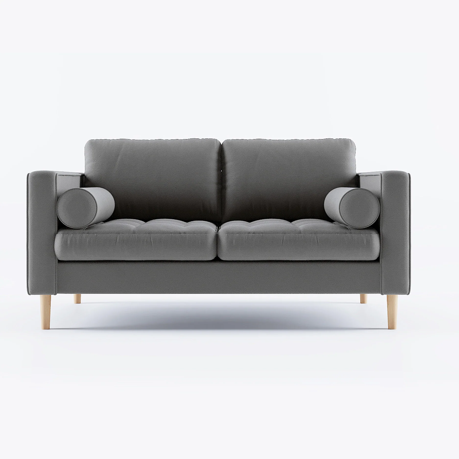 Palo Sofa (Split Seats) | 2 Seater (5 feet) | Tufted - Image 8