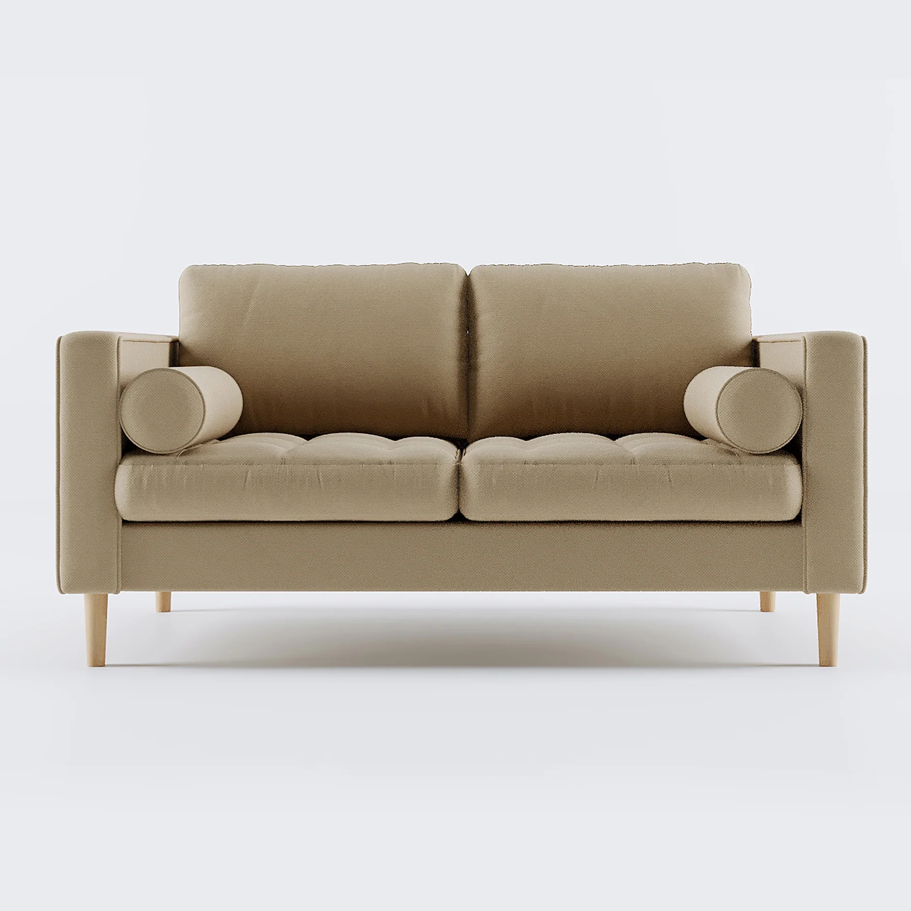 Palo Sofa (Split Seats) | 2 Seater (5 feet) | Tufted - Image 9