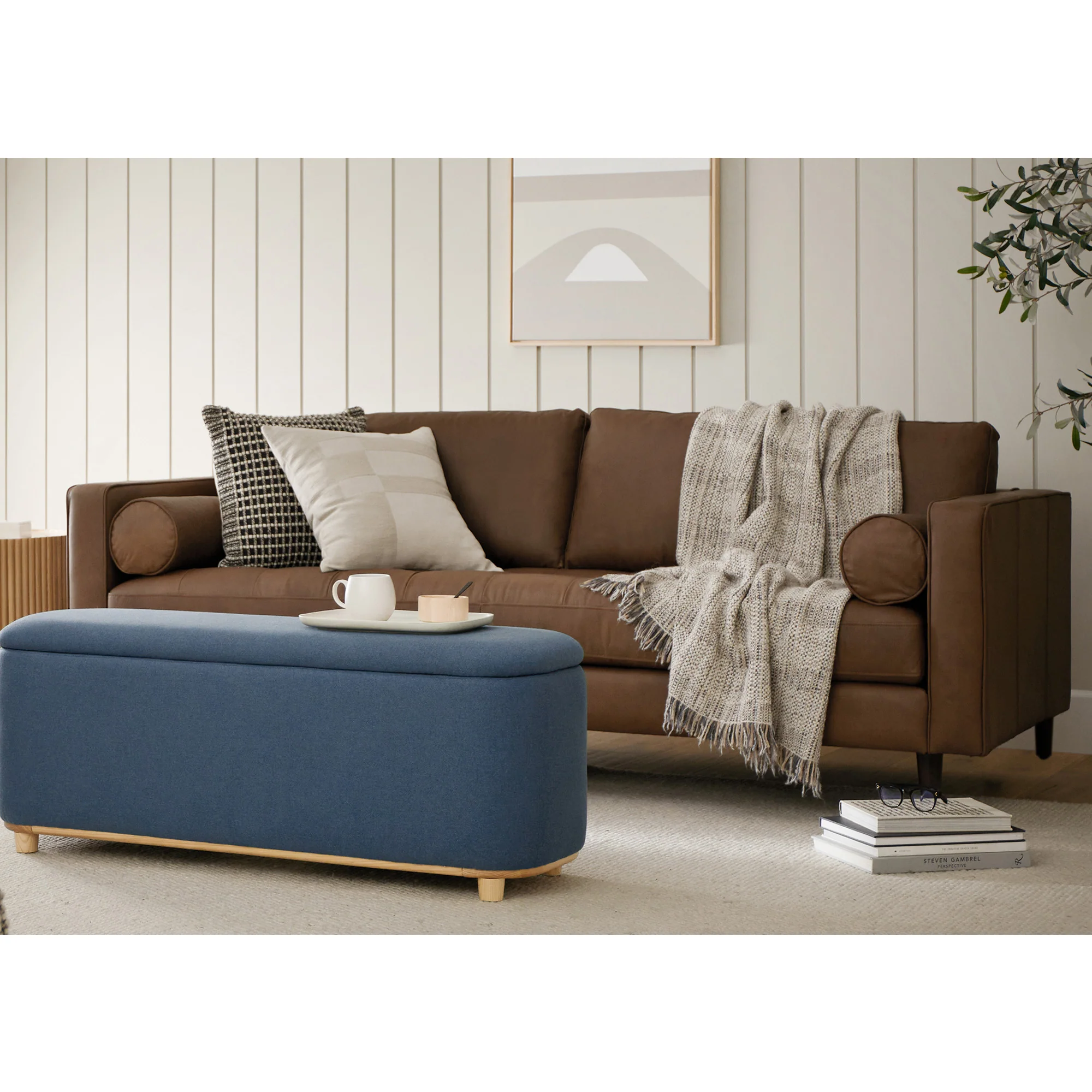 Palo Sofa | 3+ Seater Italian Leather Sofa (7 feet) - Image 31