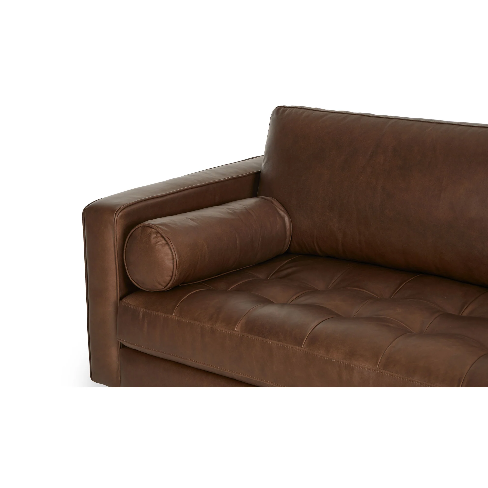 Palo Sofa | 3+ Seater Italian Leather Sofa (7 feet) - Image 35