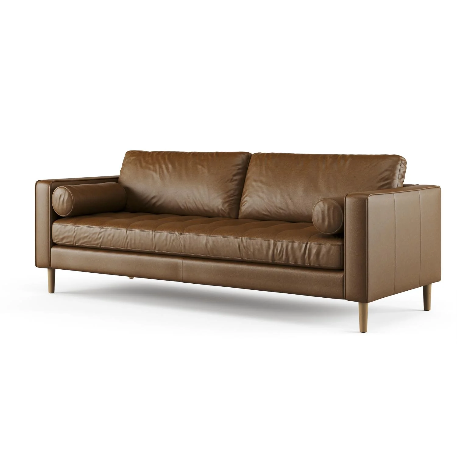 Palo Sofa | 3+ Seater Italian Leather Sofa (7 feet) - Image 6