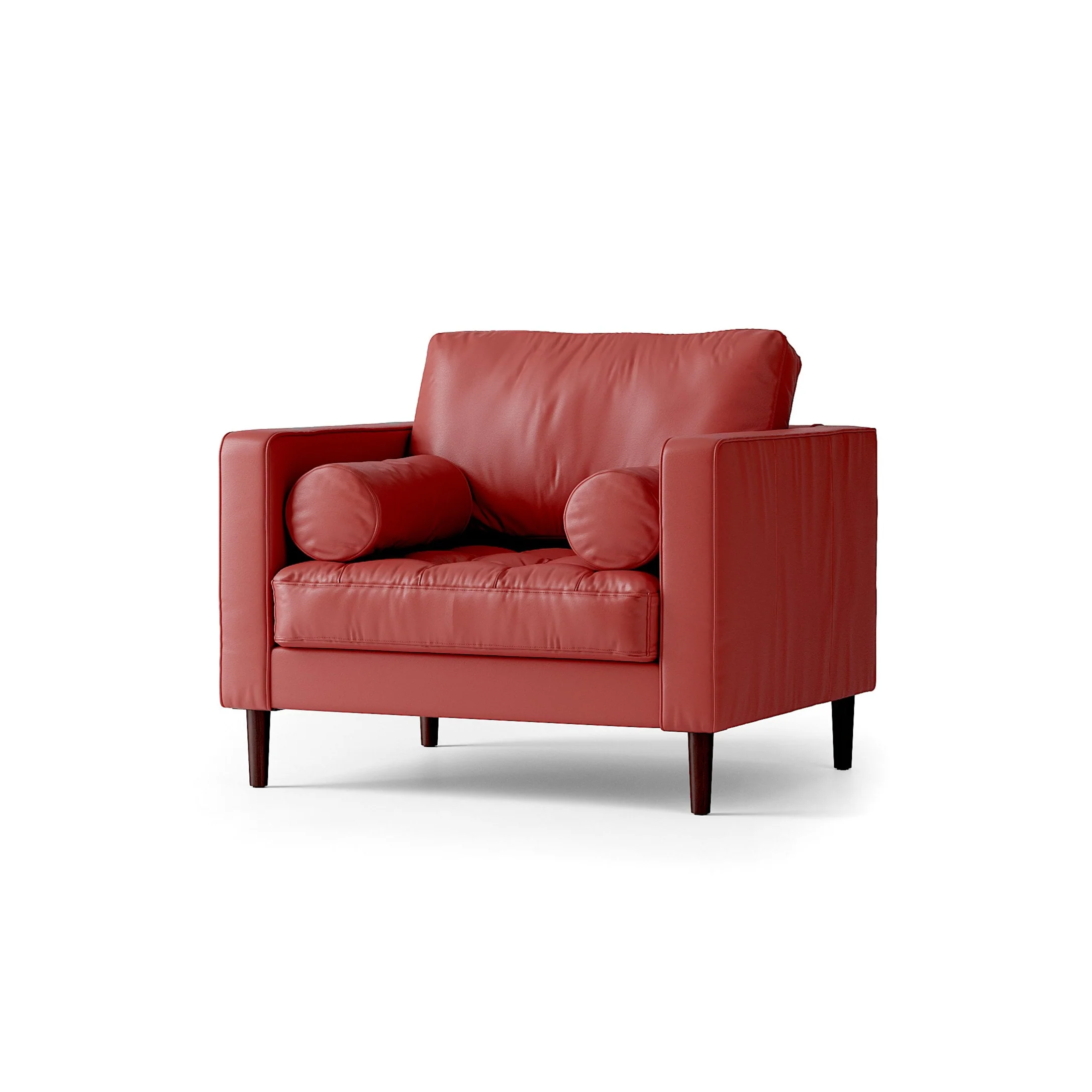 Palo Sofa | 1 Seater Italian Leather Sofa (3.5 feet) - Image 10