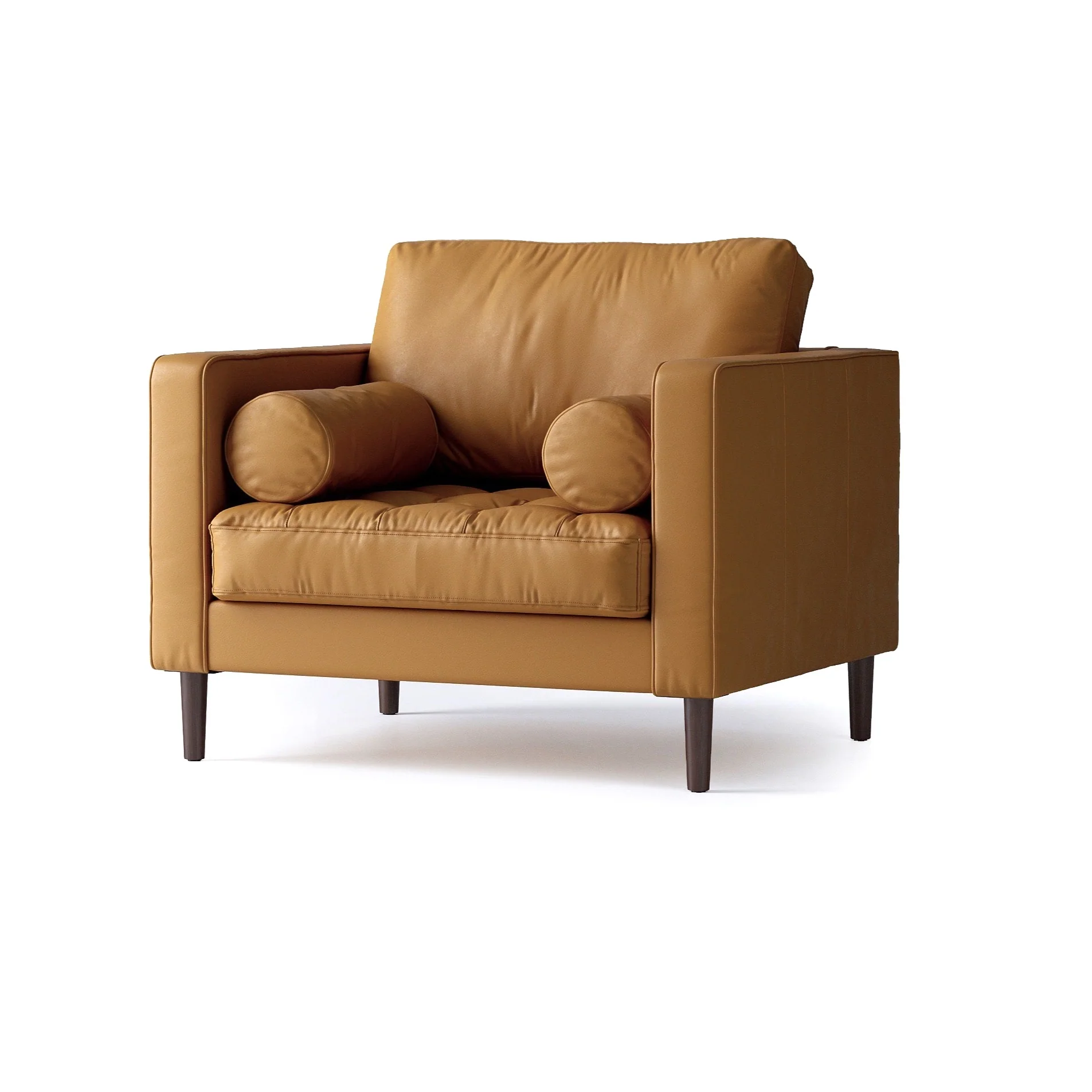 Palo Sofa | 1 Seater Italian Leather Sofa (3.5 feet) - Image 14