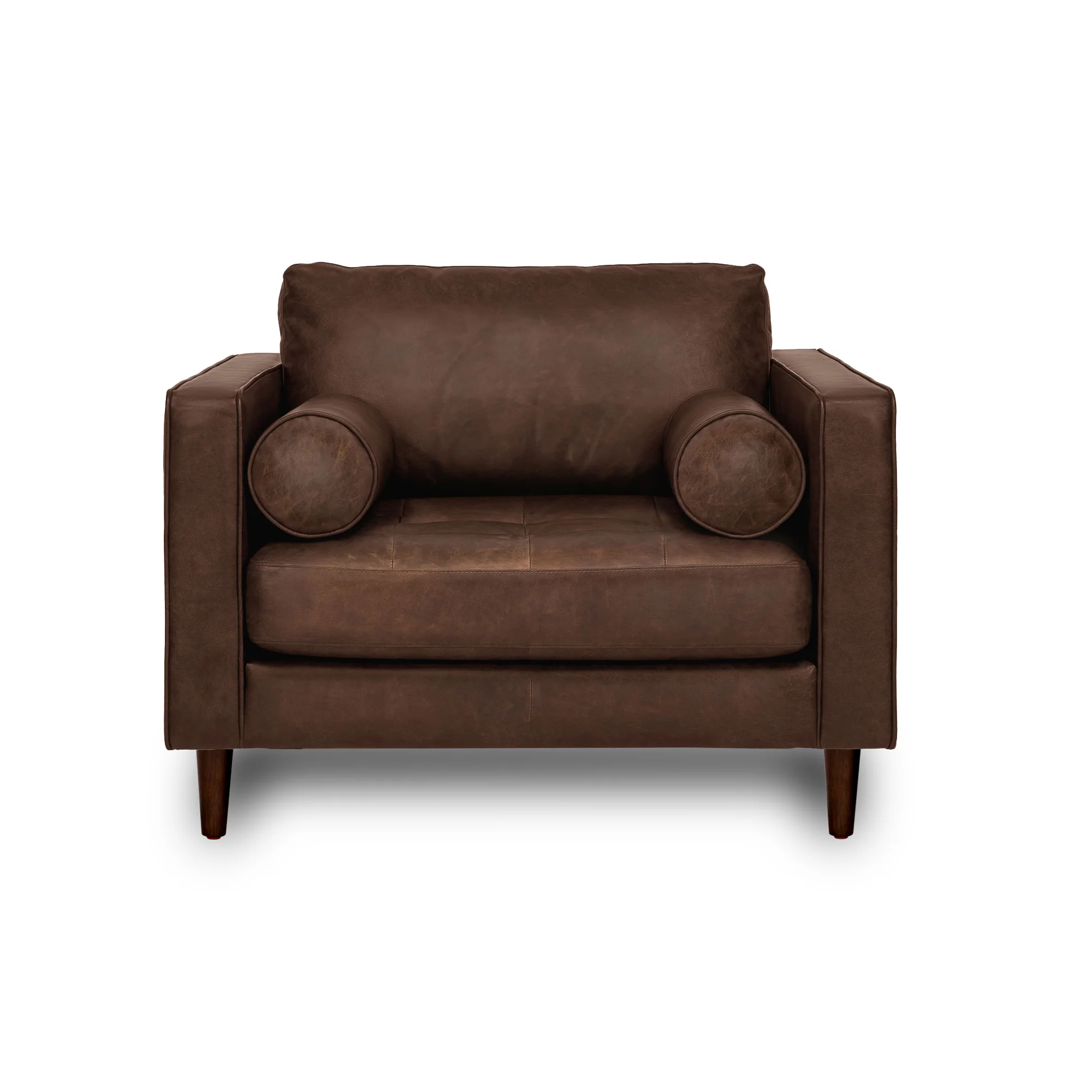 Palo Sofa | 1 Seater Italian Leather Sofa (3.5 feet) - Image 19
