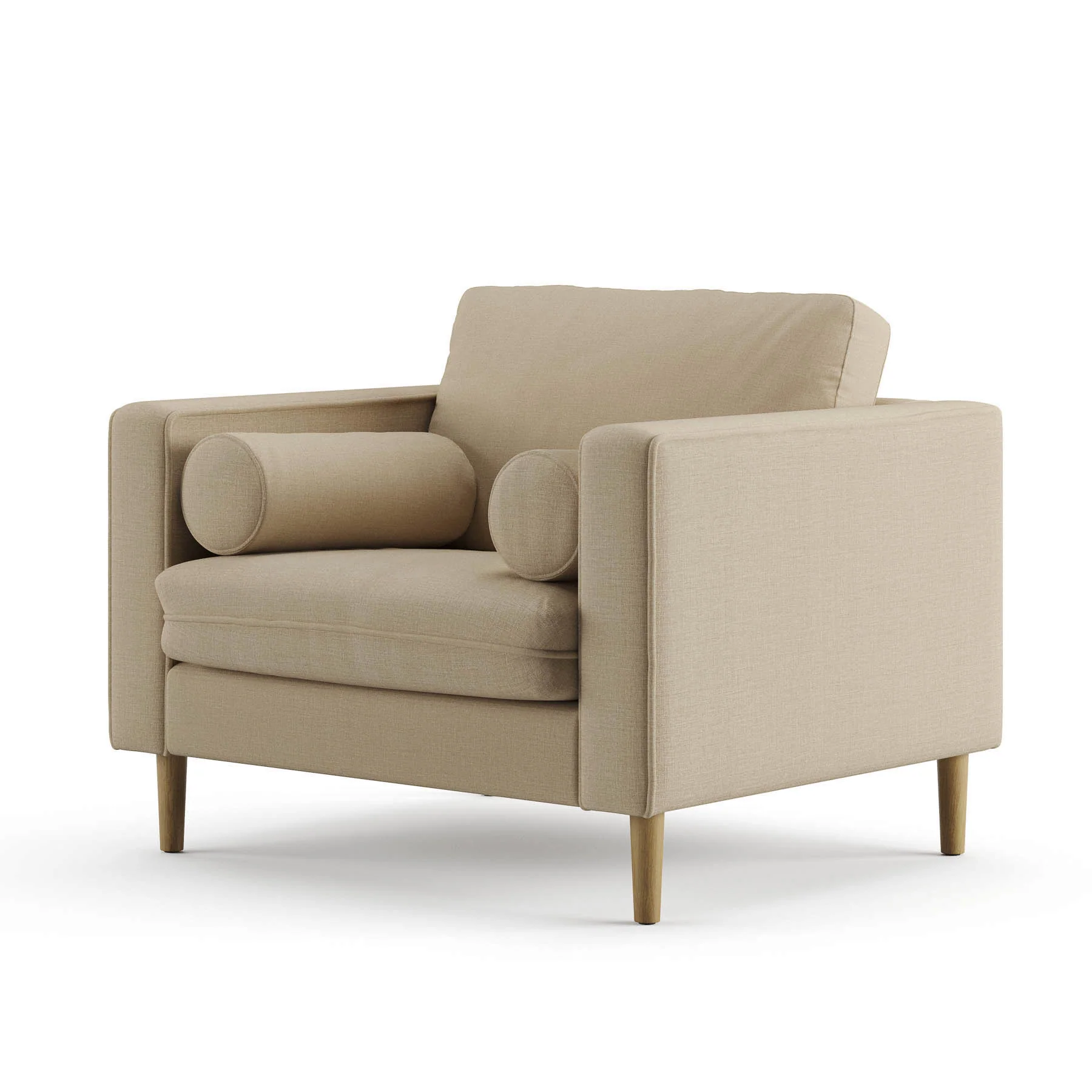 Palo Sofa | Chair (3.5 feet) | Removable Fabrics - Image 3