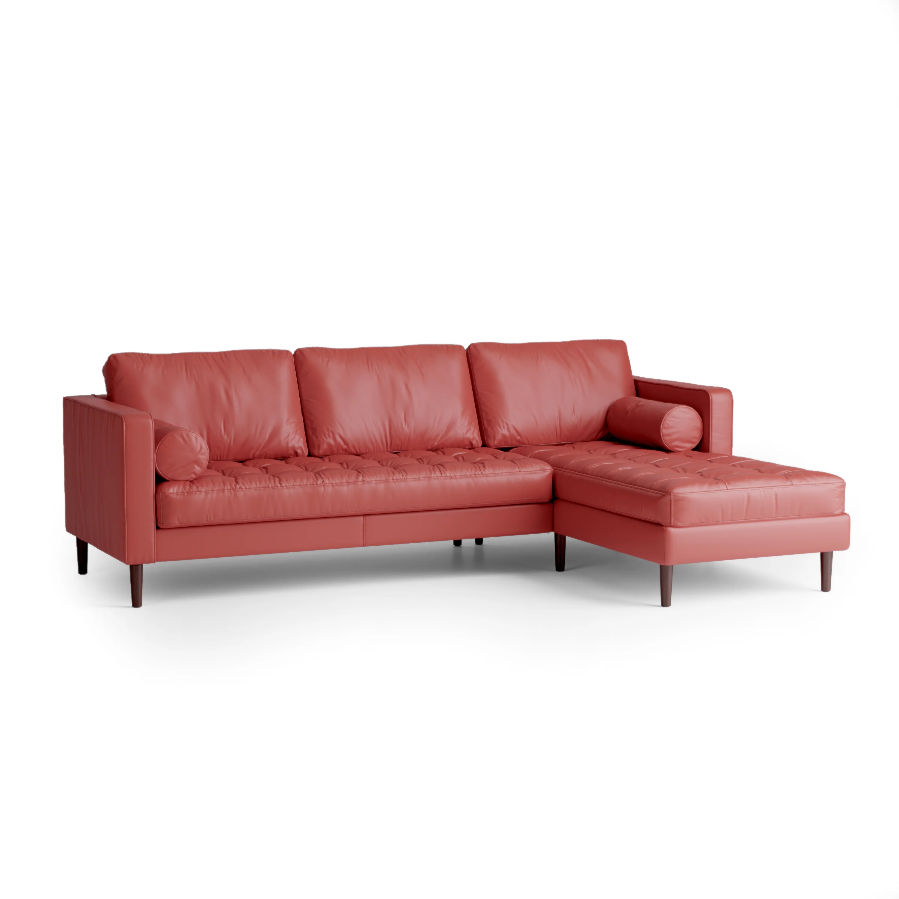 Palo Sofa | L-Shaped Sectional with Chaise (8.25 feet) | Italian Leather Sofa - Image 13